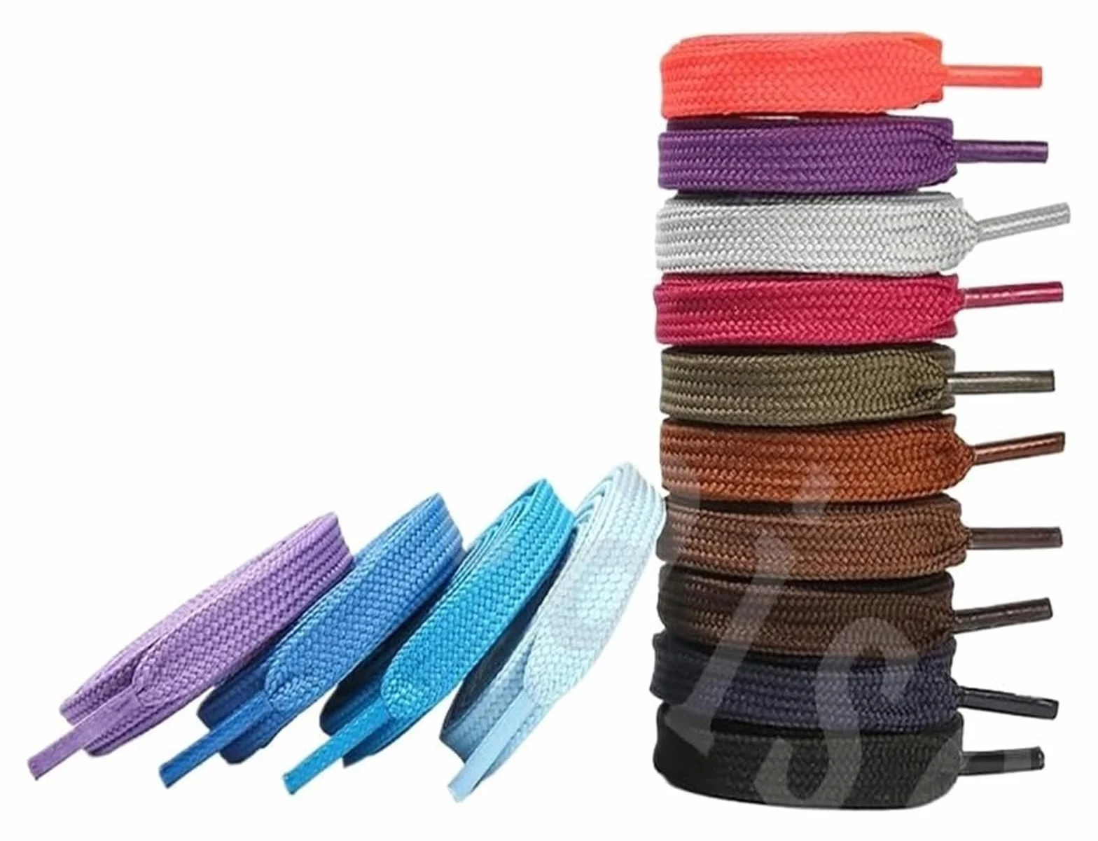 Sznurowadła płaskie szerokie 10 mm do butów sportowych sneakers runner multicolore 60-180 cm 2 sztuki