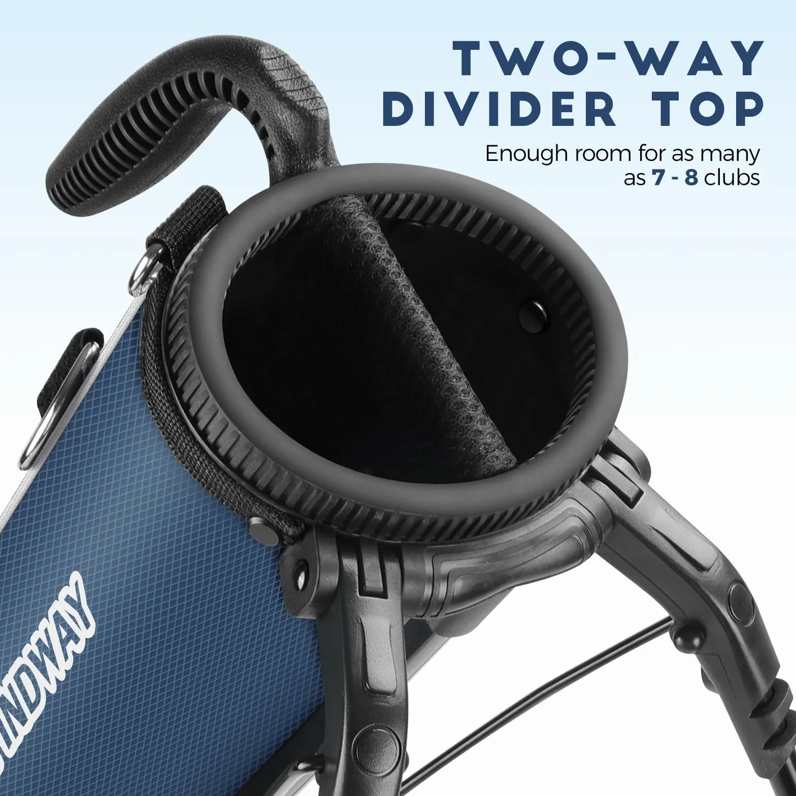 Findway Borsa Leggera da Golf con Tracolla, Facile da Trasportare e Resistente, Adatta per il Campo Pratica, Percorso Par 3 e Campi Esecutivi, Altezza 31,5 Pollici