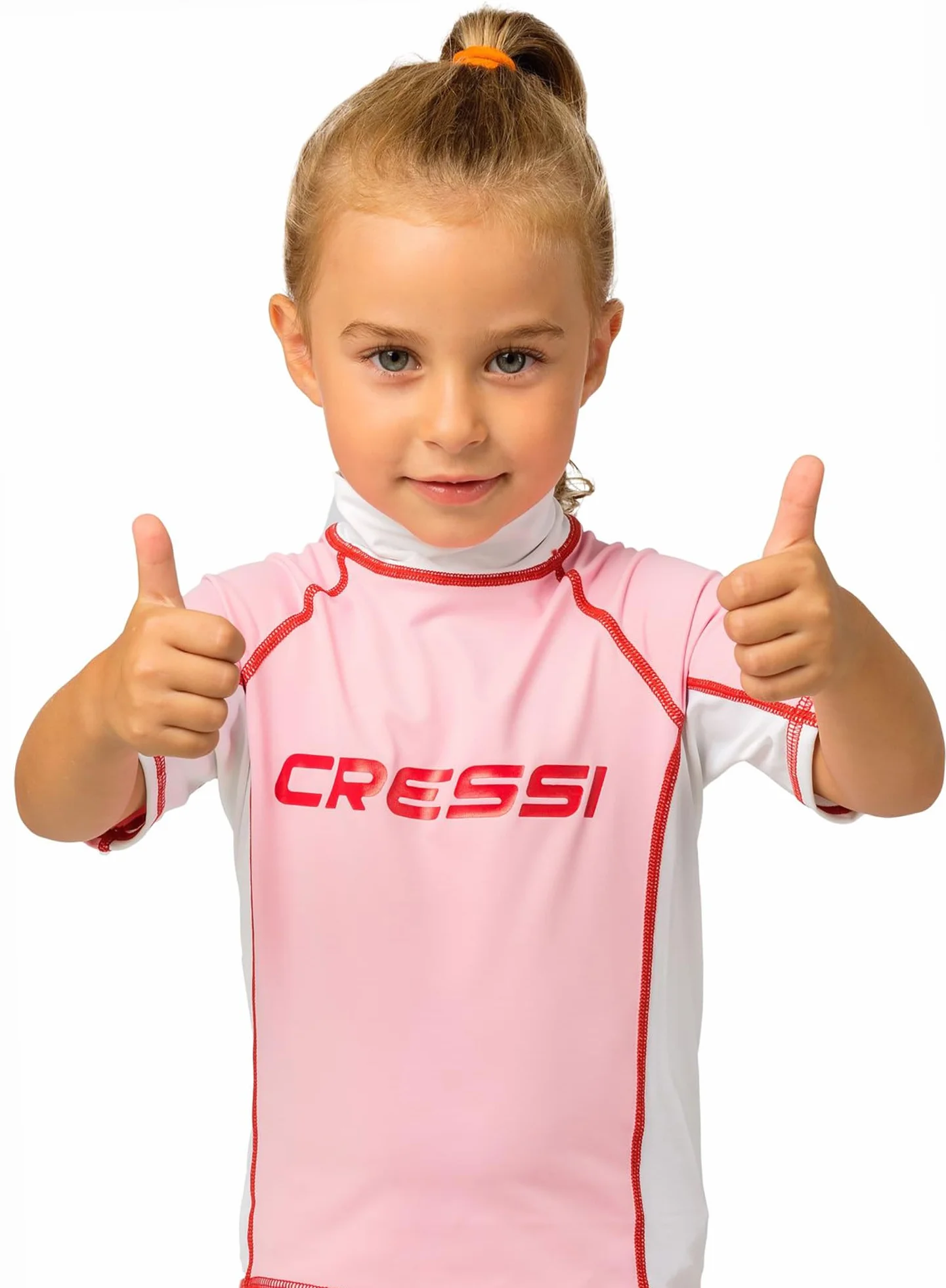 Cressi Rash Guard Junior - Maglia Protettiva Maniche Lunghe/Corte in Speciale Tessuto Elastico - Protezione Solare UV (UPF) 50+