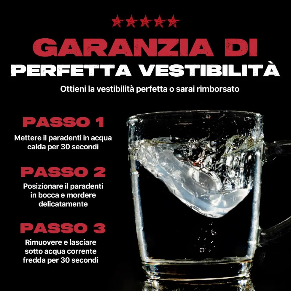 SAFEJAWZ Paradenti Sportivo Slim Adulti e Bambini Contatto Completo per Rugby MMA Hockey Judo Boxe