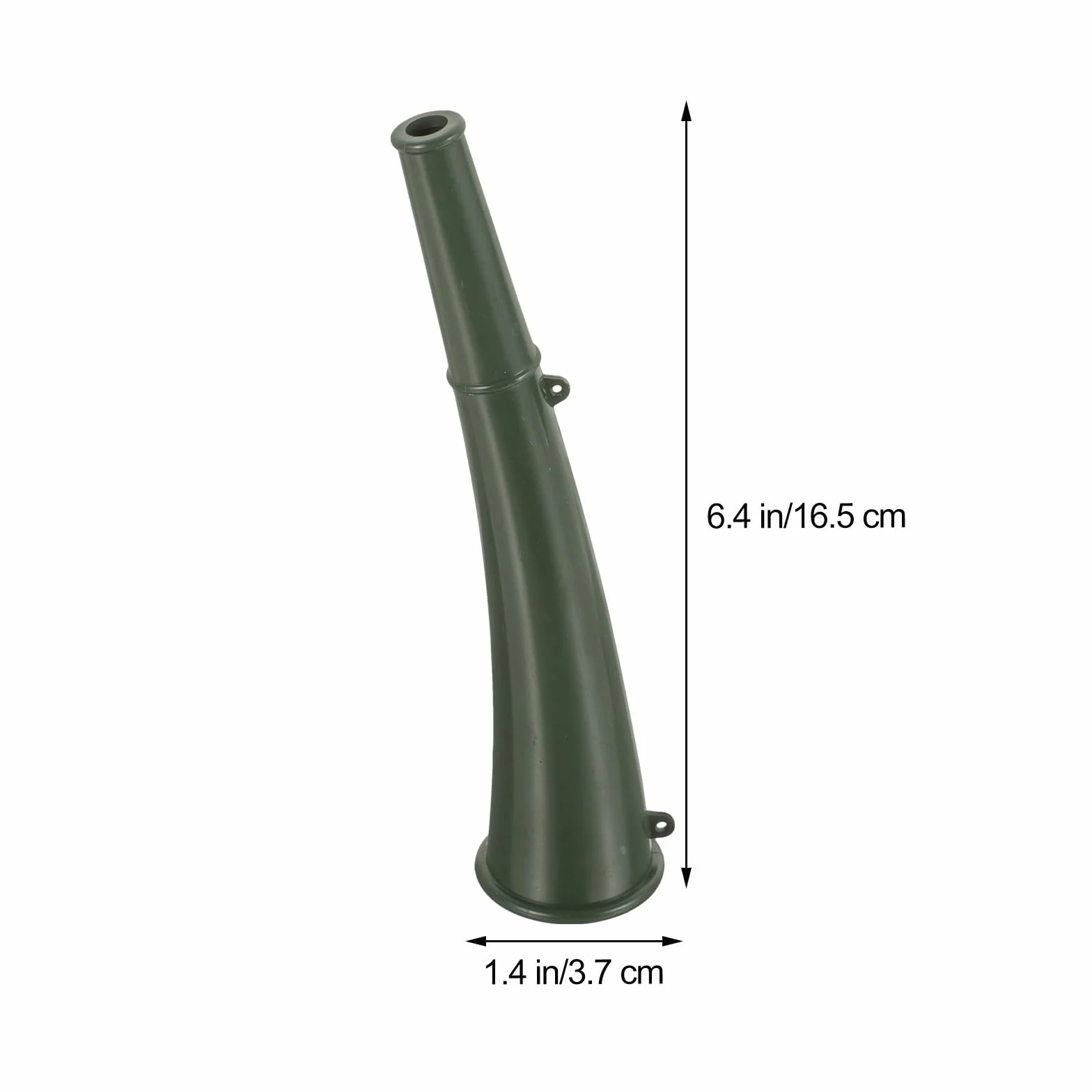 Hemobllo 5 Pezzi Corno di Plastica Verde per Addestramento e Party, Resistente e Portatile per Attività Outdoor e Cerimonie, Corno da Allenamento Multiuso