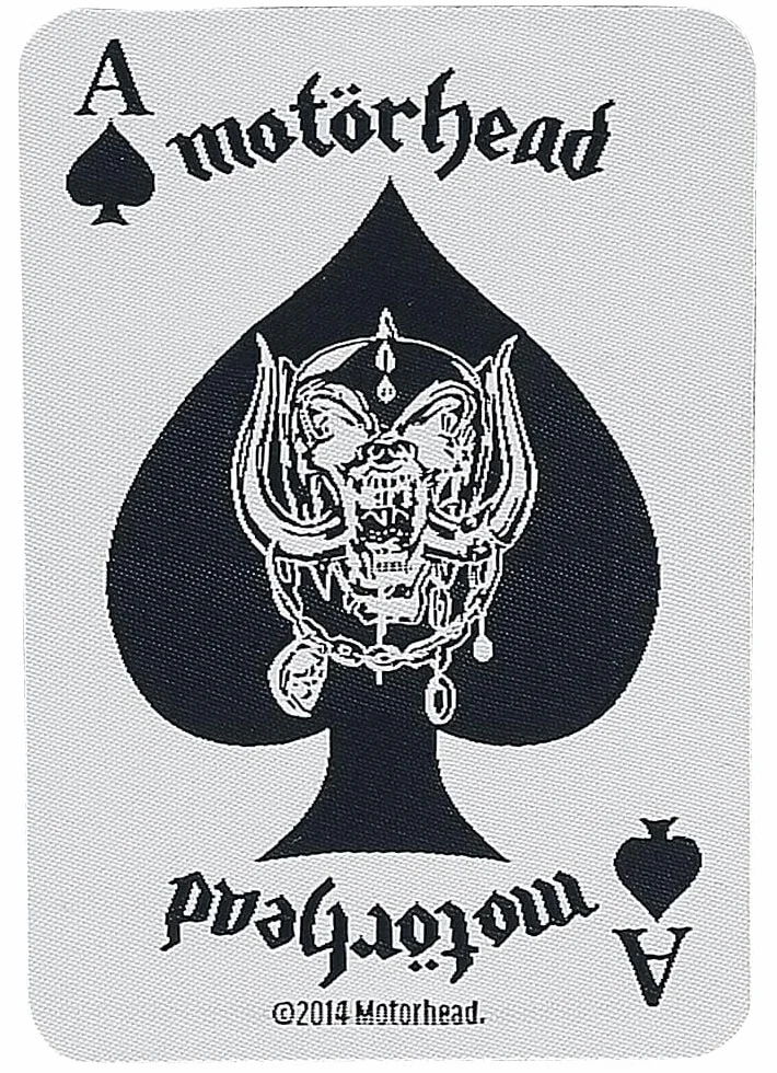 Motorhead Toppa con carte da gioco asso di picche