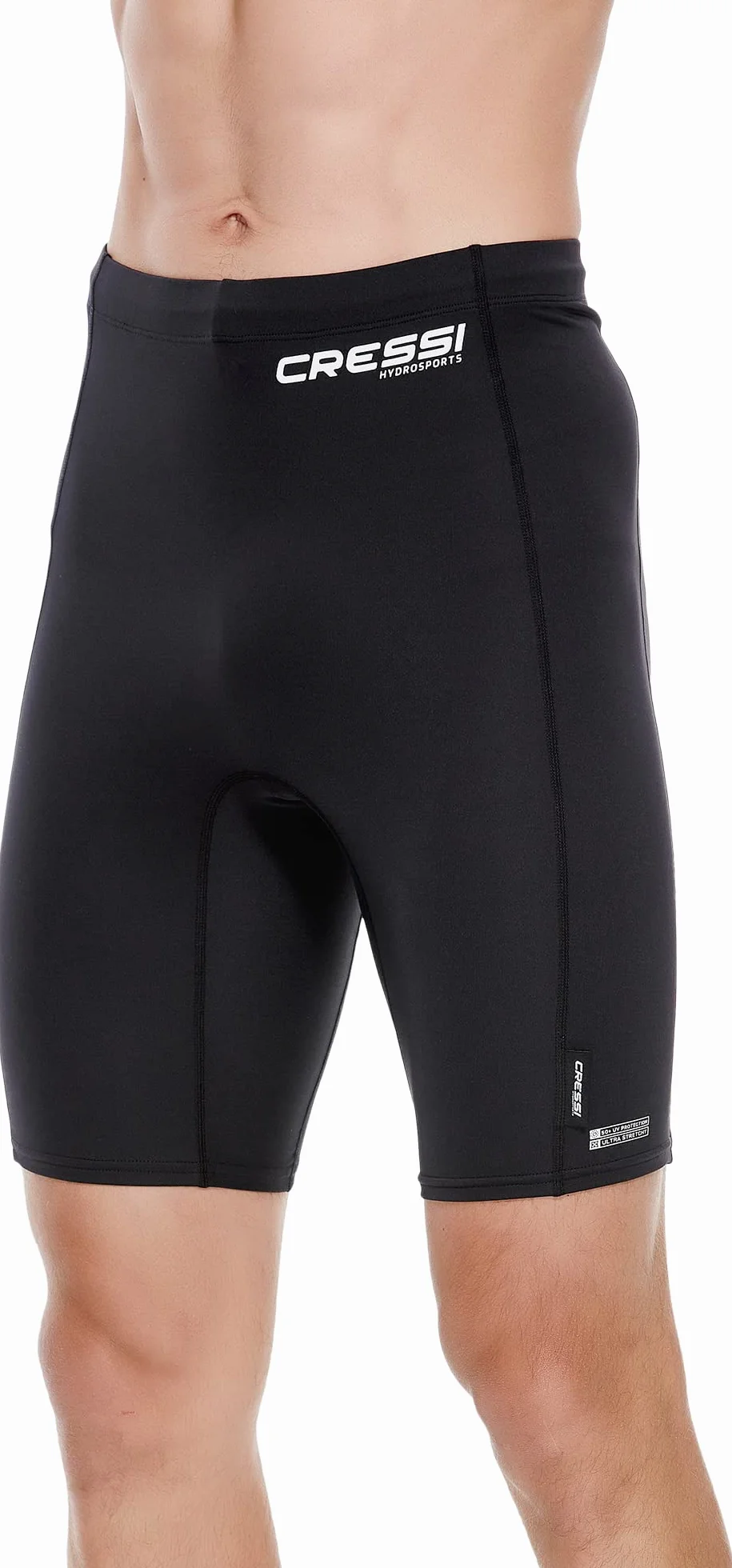 CRESSI Armor Rash Guard Shorts - Pantaloncini Rash Guard Neri Protettivi per SUP e Sport Acquatici