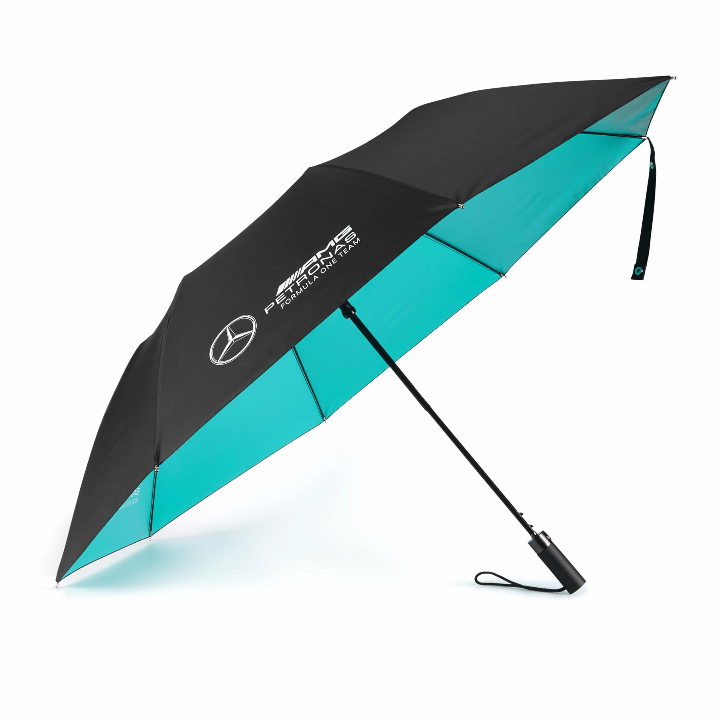 Mercedes AMG Petronas F1 Ombrello compatto Nero 45 cm 105 cm