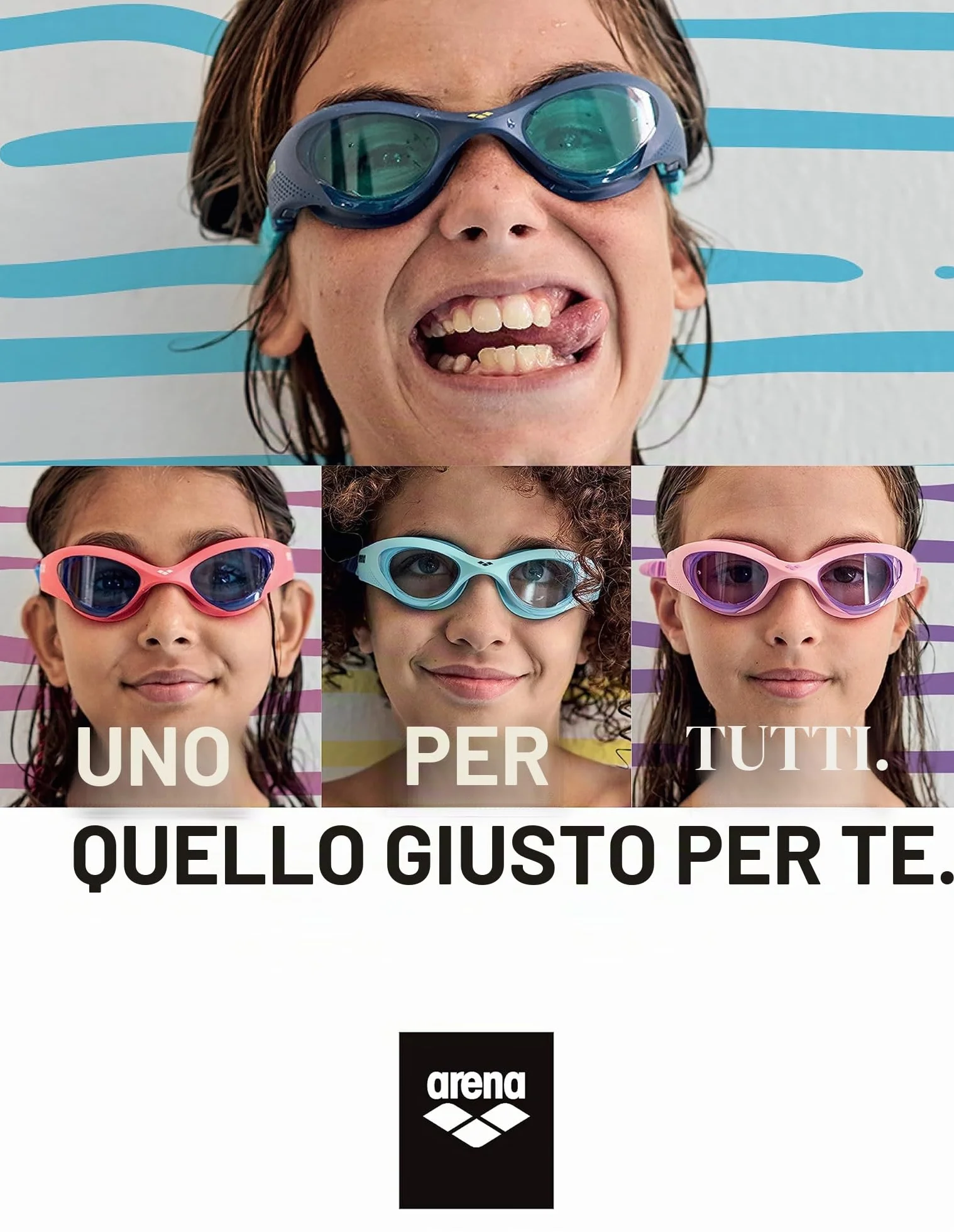 ARENA The One Junior Occhialini Nuoto per Bambini