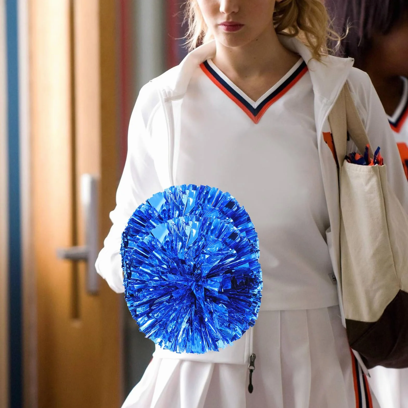 Pompon da cheerleader per danza e tifo | Stelle filanti leggere con impugnatura