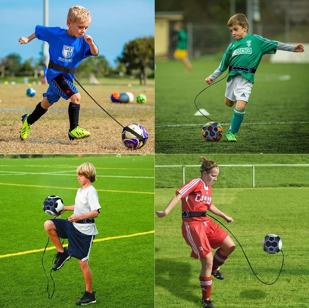 Cintura Allenamento Calcio Pallavolo Rugby Regolabile Migliora Calci Lanci Bambini Adulti