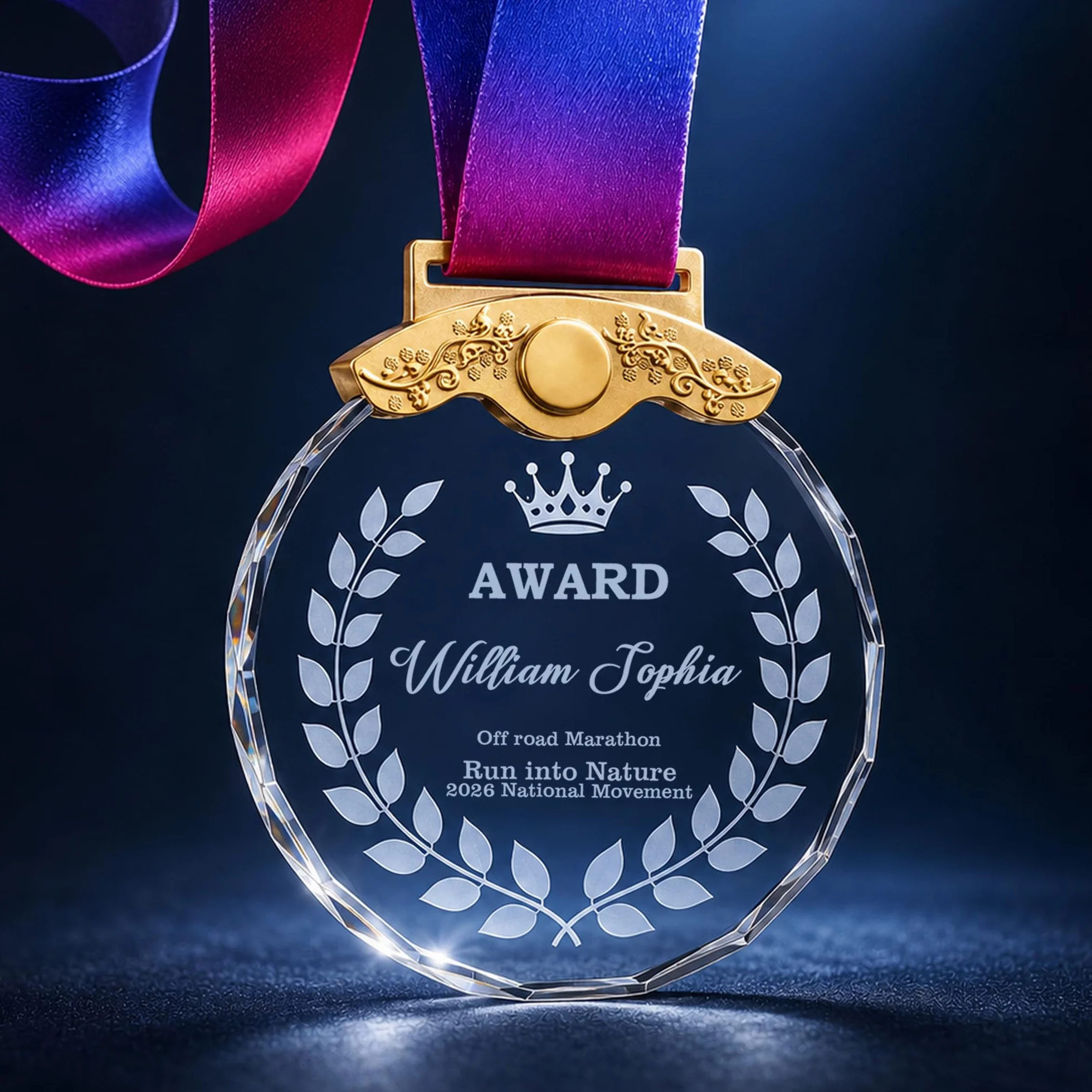 Medaglia Personalizzata con Testo e Foto, Medaglie per Bambini Winner, Oro, Argento, Bronzo, per Premiazioni Scolastiche