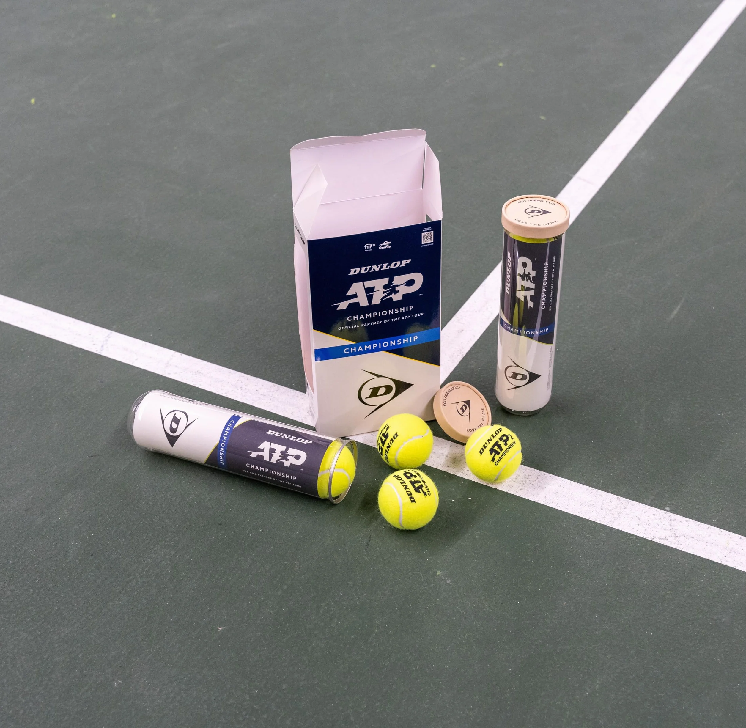 DUNLOP Pallina da tennis ATP Championship per sabbia campo duro erba