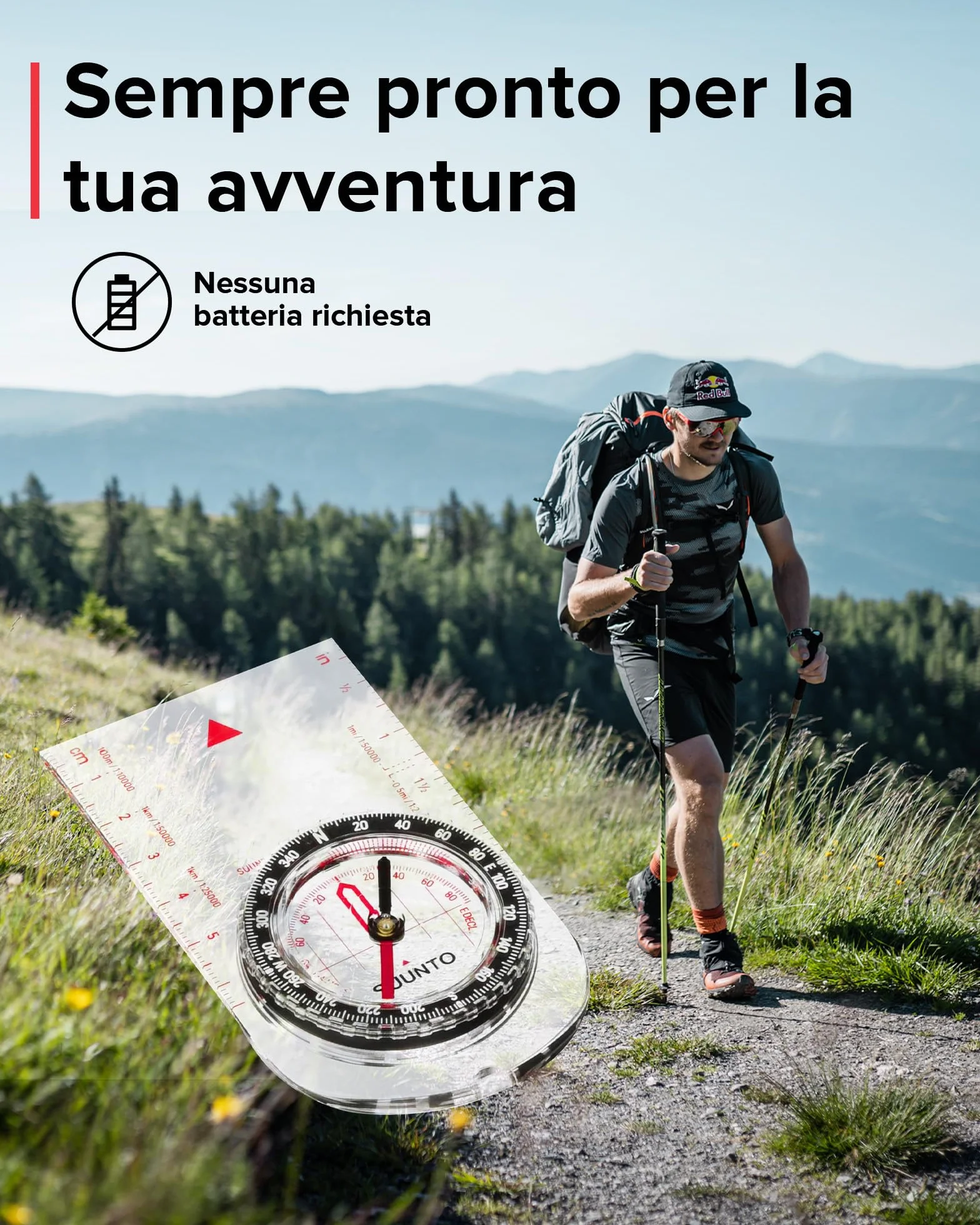 SUUNTO A-10 Bussola Robusta Navigazione Professionale, Compass Multifunzione Impermeabile