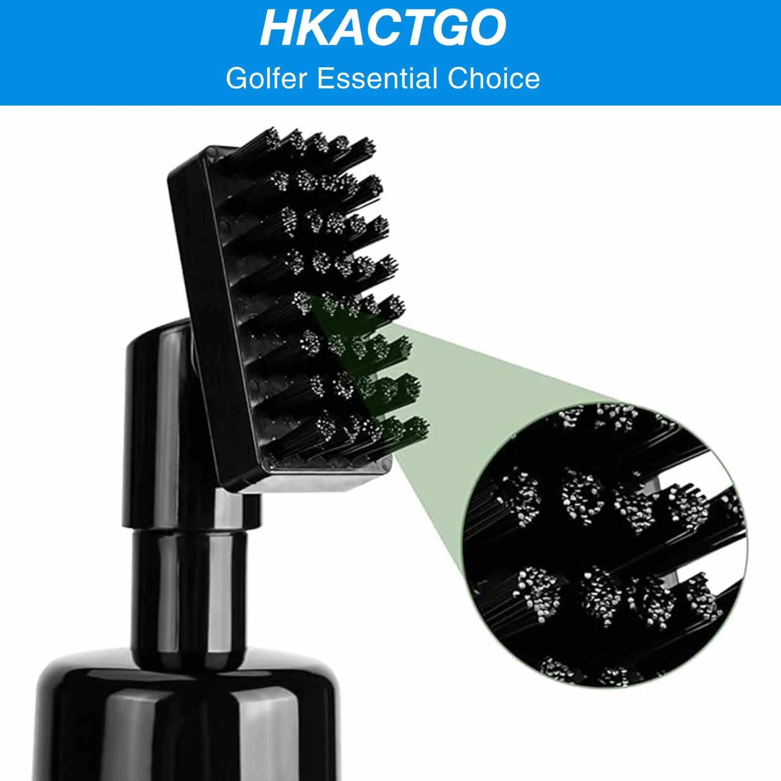 Spazzola per la pulizia mazze golf con flacone spray, kit pulizia scanalature 141,7g