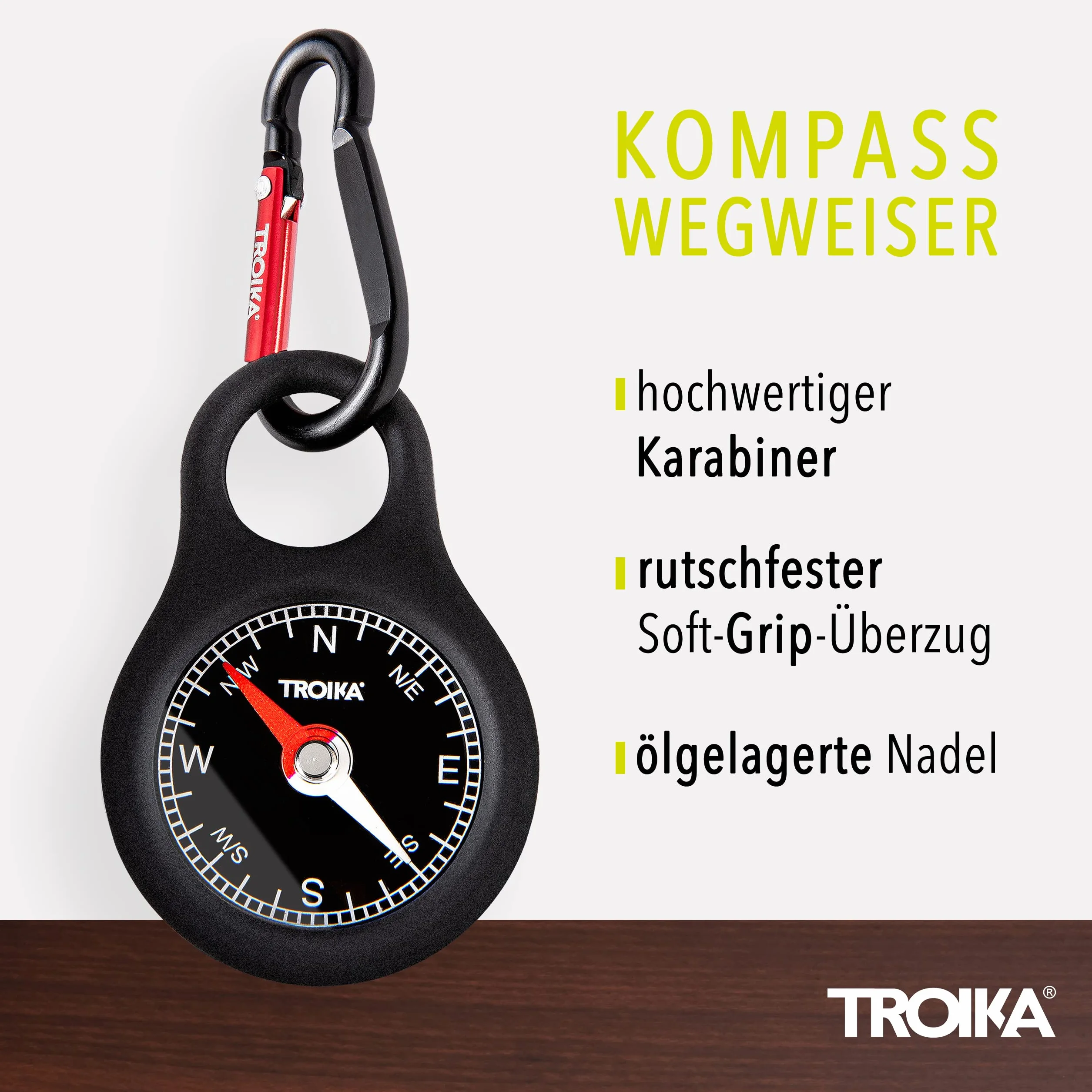 Troika WEGWEISER Modern 9, 8cm Schwarz