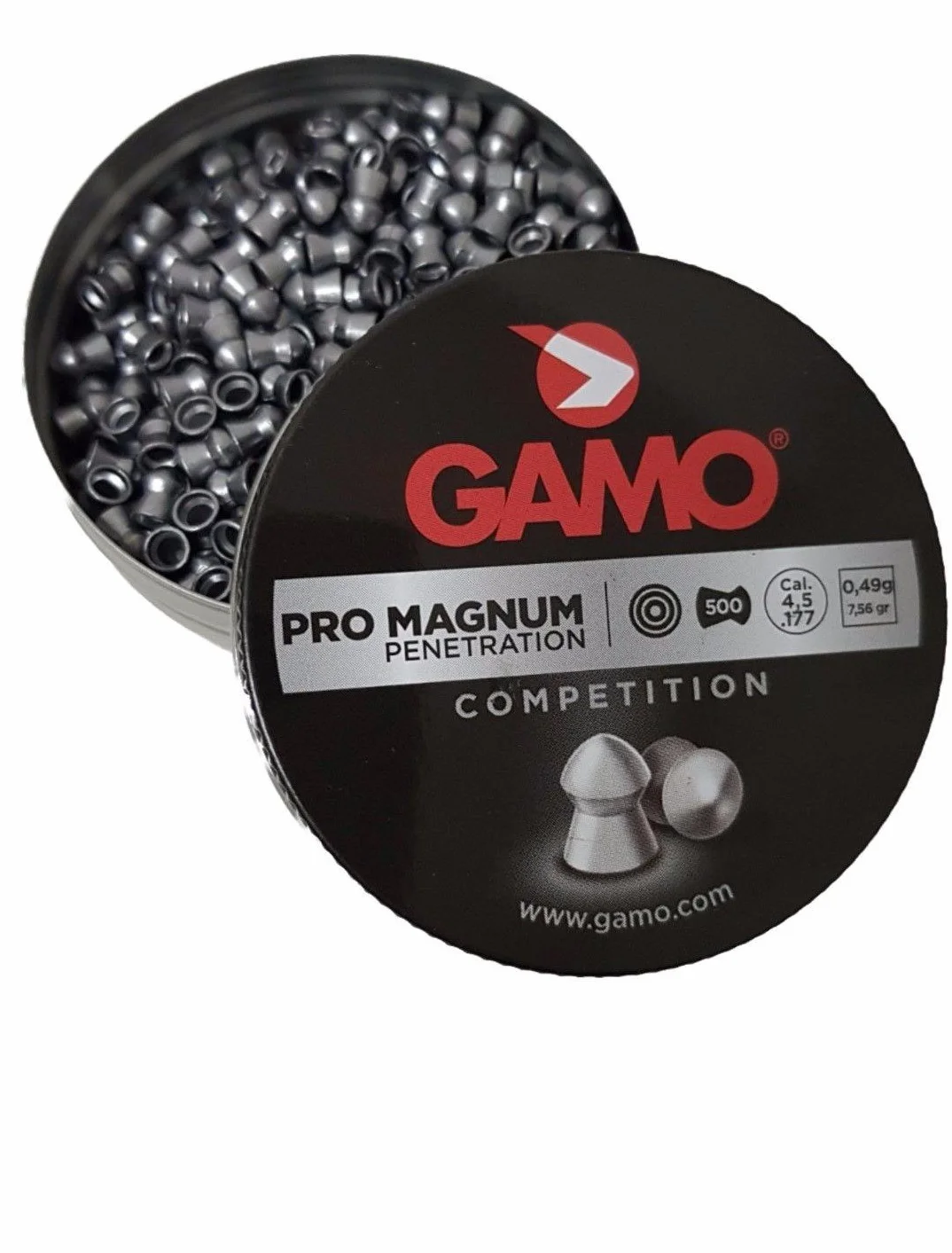 Gamo PALLINI PRO MAGNUM 4.5mm Piombini do Karabinu i Pistoletu 500 szt
