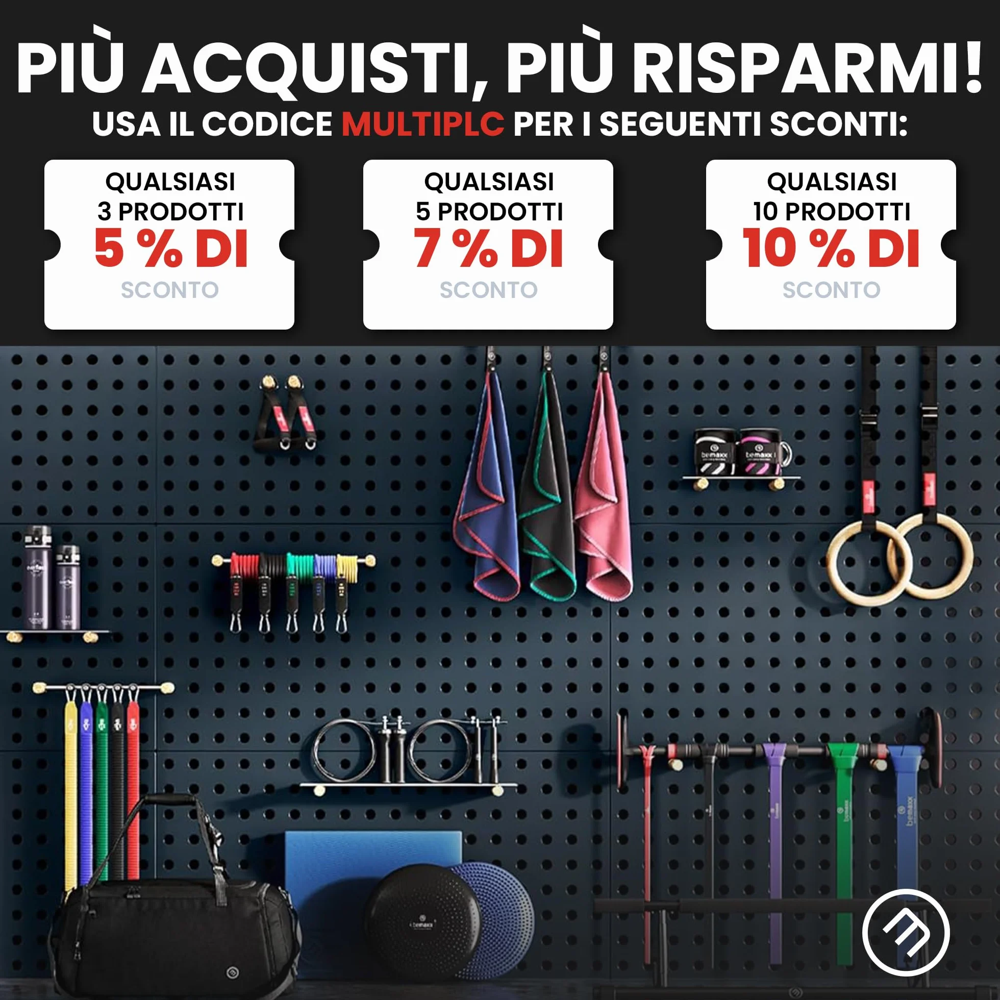 Tappeto Palestra Tappetino Fitness a Puzzle - Pavimento Protettivo Incastro Tatami Gomma per Home Gym