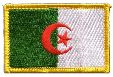 Digni® Algeria bandiera ricamata termoadesiva