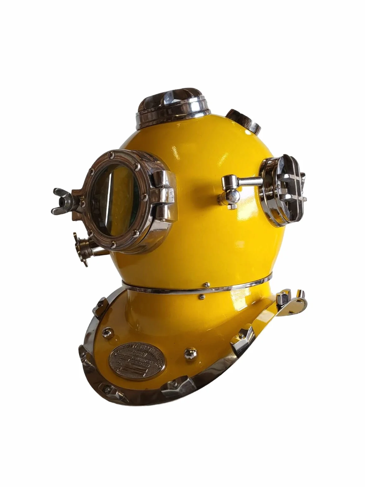 ACL - Casco da immersione, realizzato a mano, in ottone massiccio, stile vintage, per ufficio o casa, attrezzatura da immersione, display da tavolo
