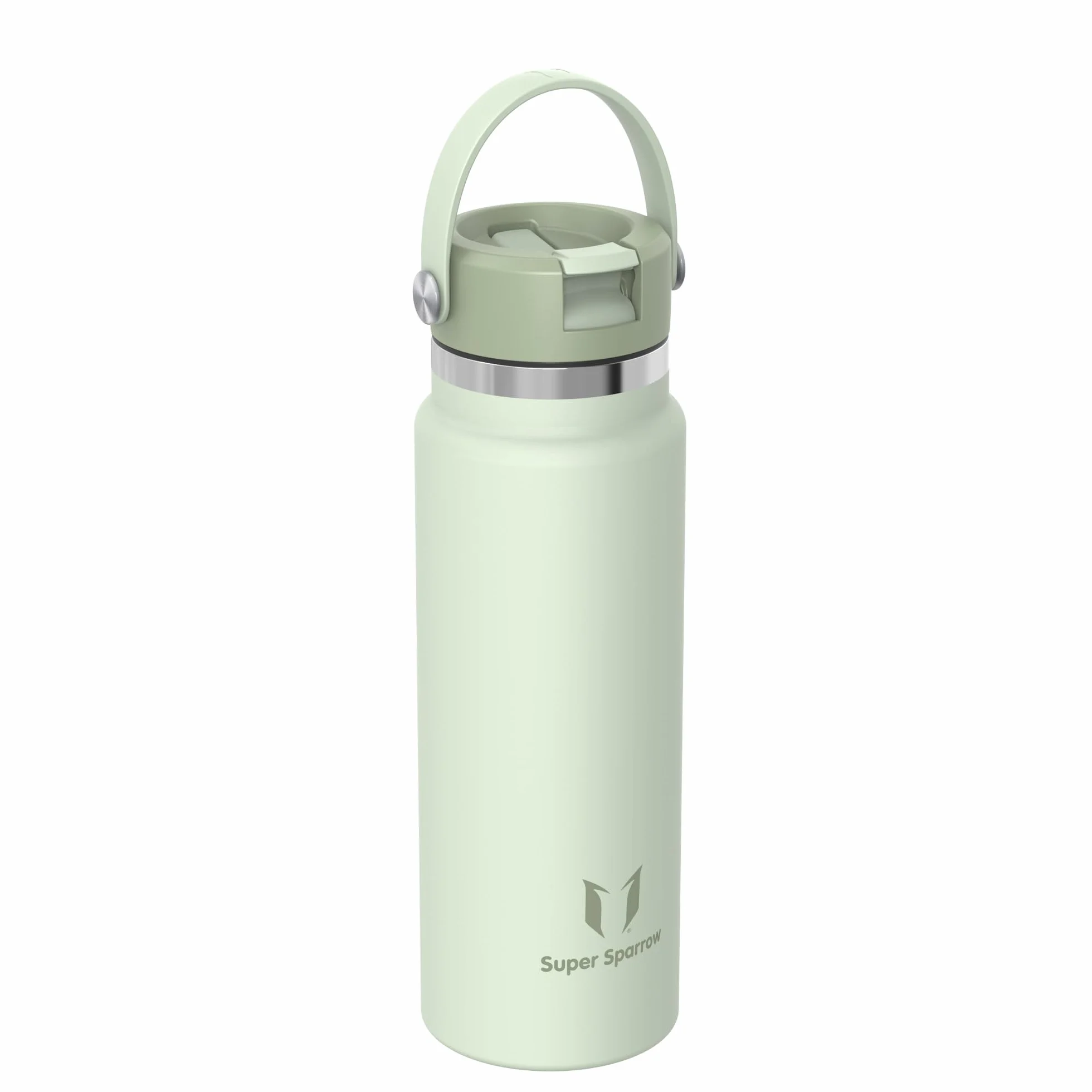 Super Sparrow Borraccia Termica Acciaio Inox 500ml 750ml 1L 1.2L Senza BPA con Cannuccia per Scuola Sport Campeggio