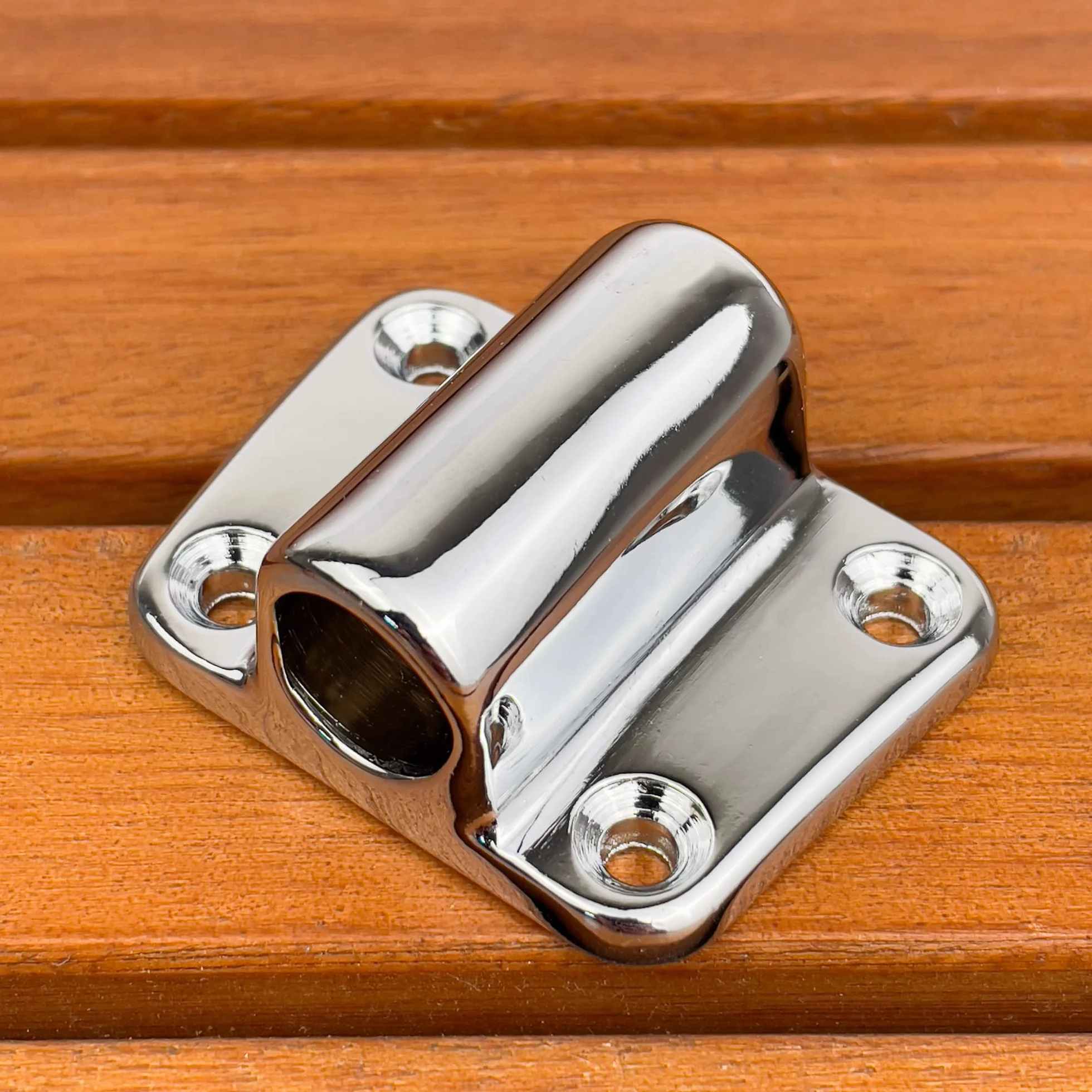 Boccola Laterale per Scalmi in Ottone Cromato Ø Foro 14 mm GATE14®