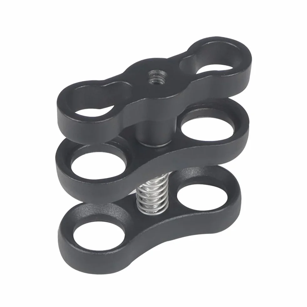 Morsetto per Luce Subacquea in Lega di Alluminio con Giunto sferico, 2 PCS