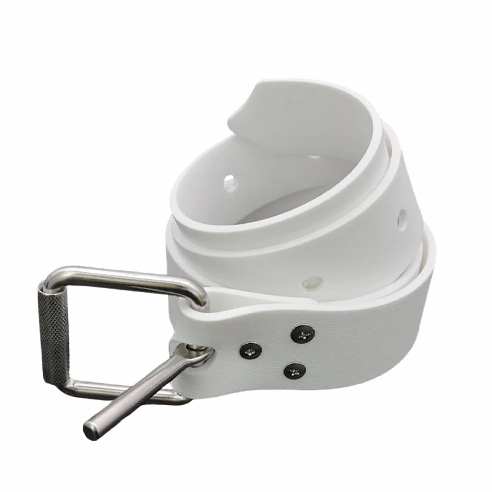Cintura in silicone per apnea e pesca subacquea con sistema di fissaggio in acciaio inox a sgancio rapido