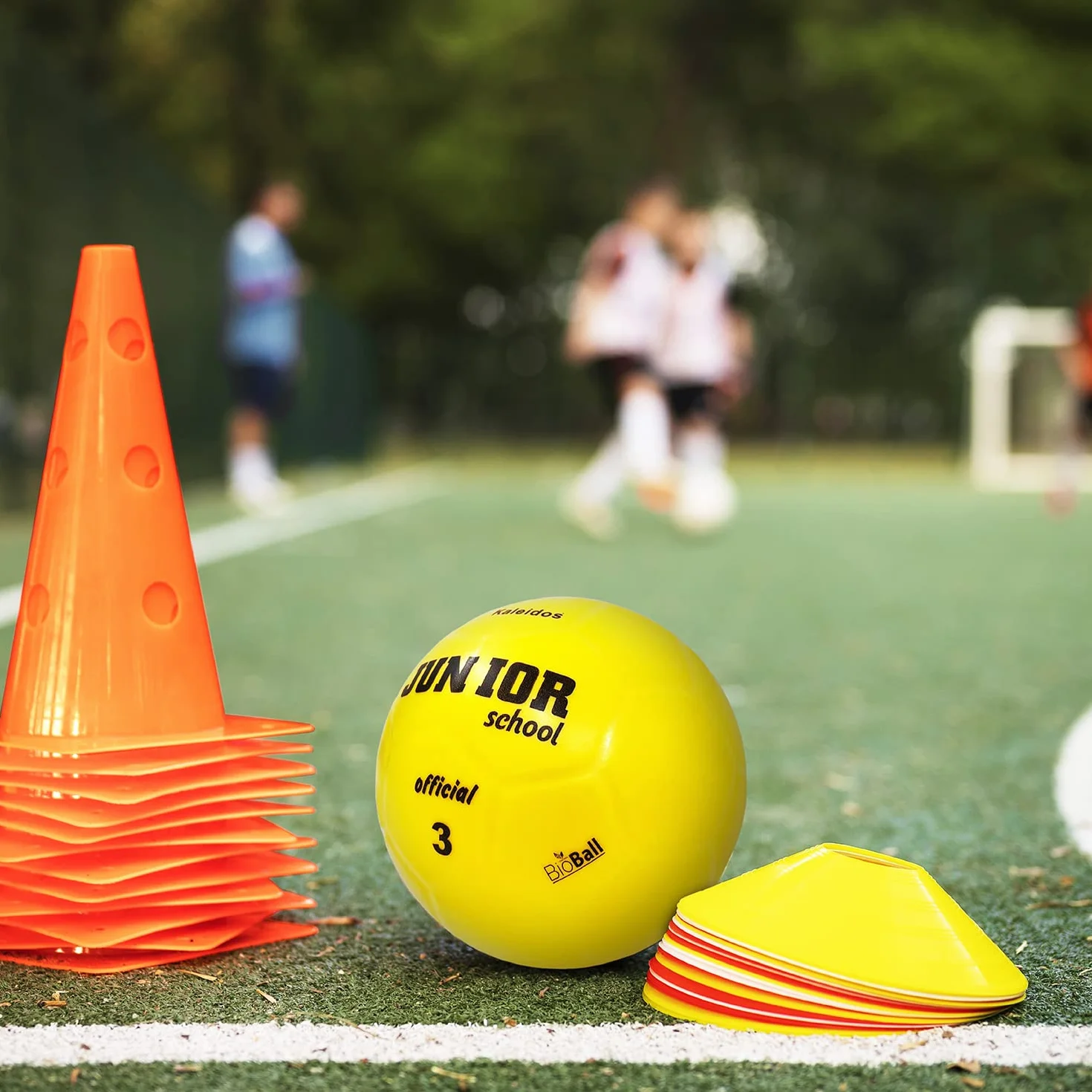 Mondo Sport Pallone da football JUNIOR 3 misura 3 300 g giallo