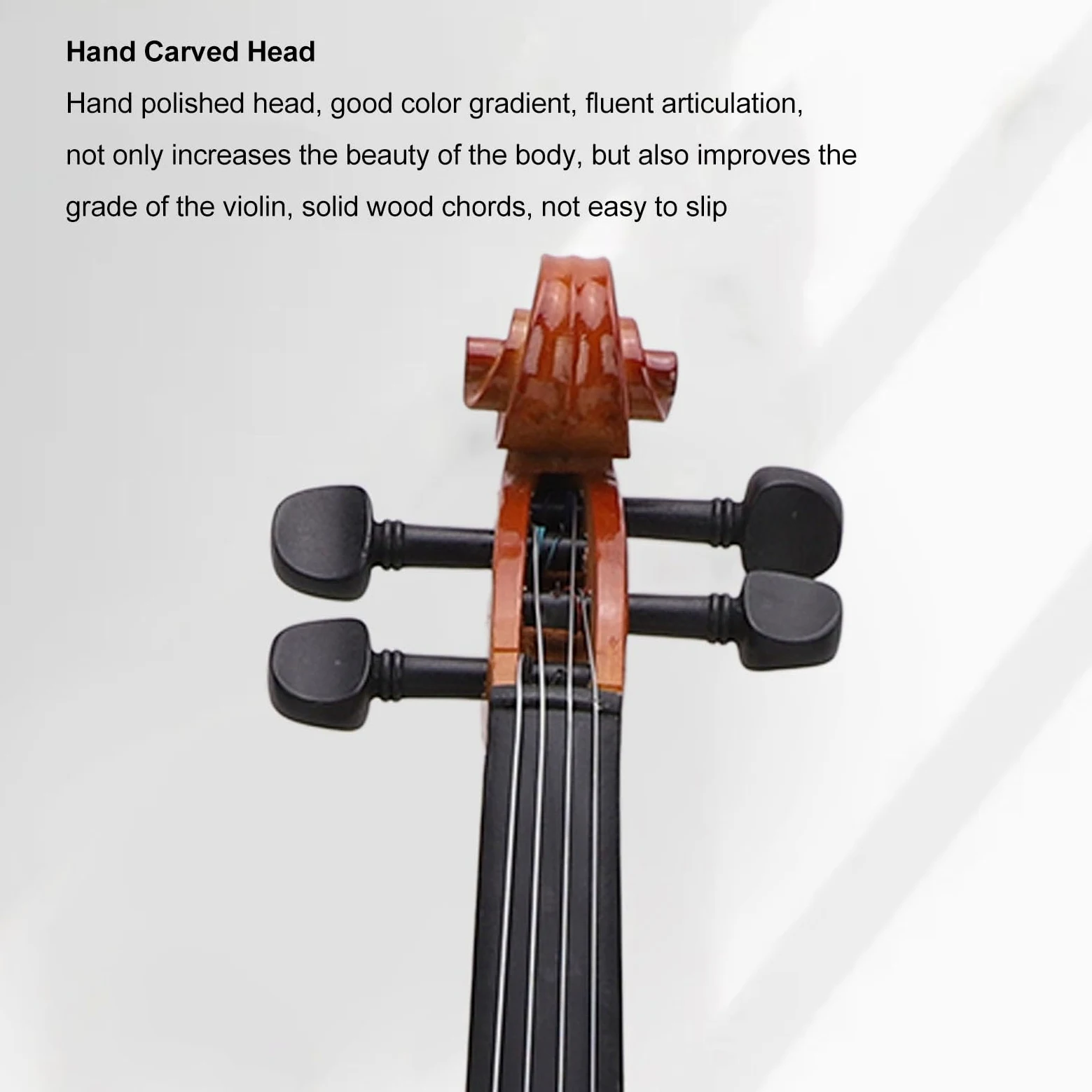 Viola, legno di abete rosso lucidato a mano per principianti viola, suono pulito di piccole dimensioni conveniente per la pratica quotidiana, le prestazioni e la registrazione