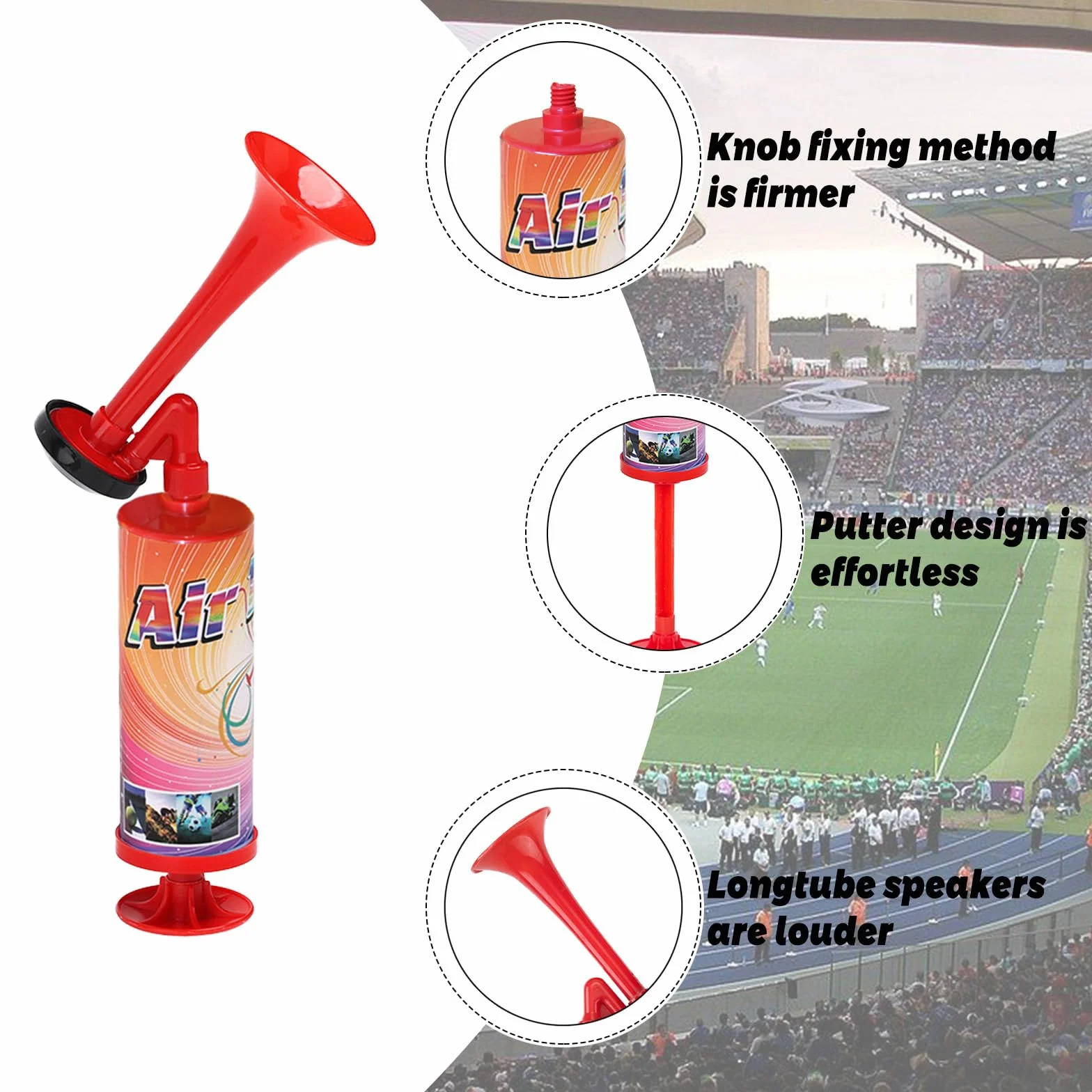 Tromba Stadio Manuale, Tromba da Stadio Manuale, Manuale per Tromba, Tromba d'Aria, Non c'è Bisogno di Benzina Extra, alla Vittoria
