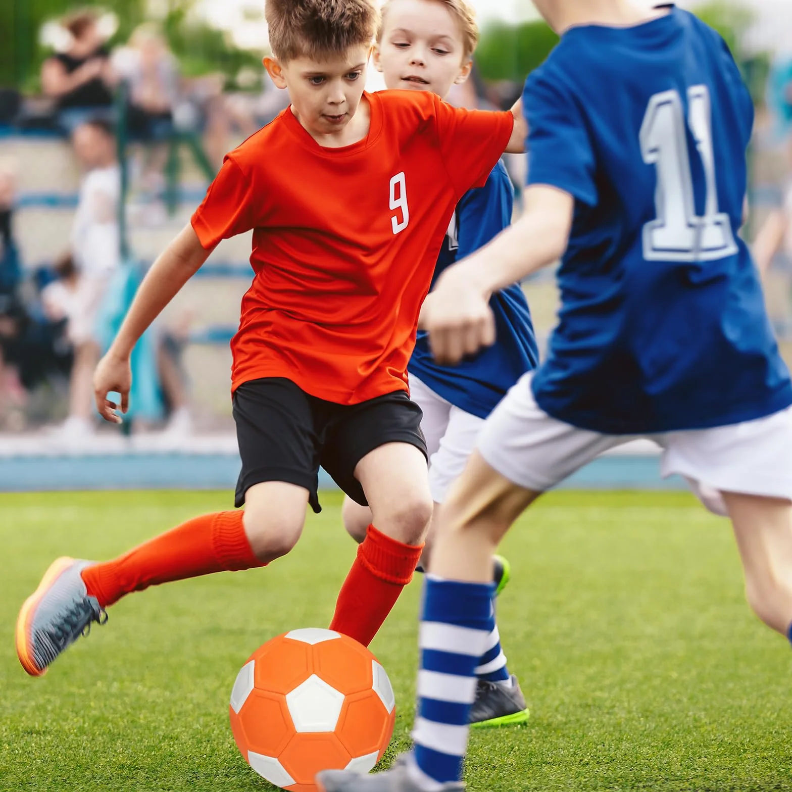 Pallone Da Calcio A Curva 20cm, Calcio Flessibile Per Bambini, Leggero Con Pompa