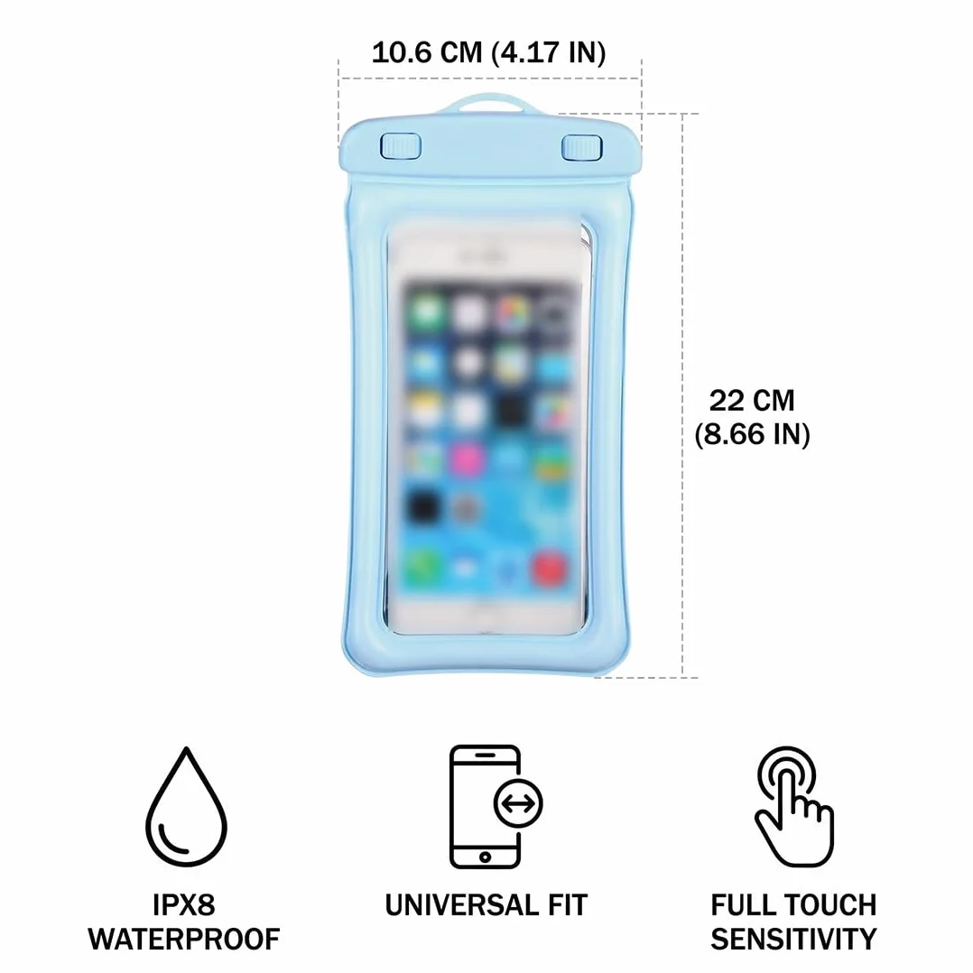 Custodia impermeabile IPX8 2 pezzi borsa per smartphone