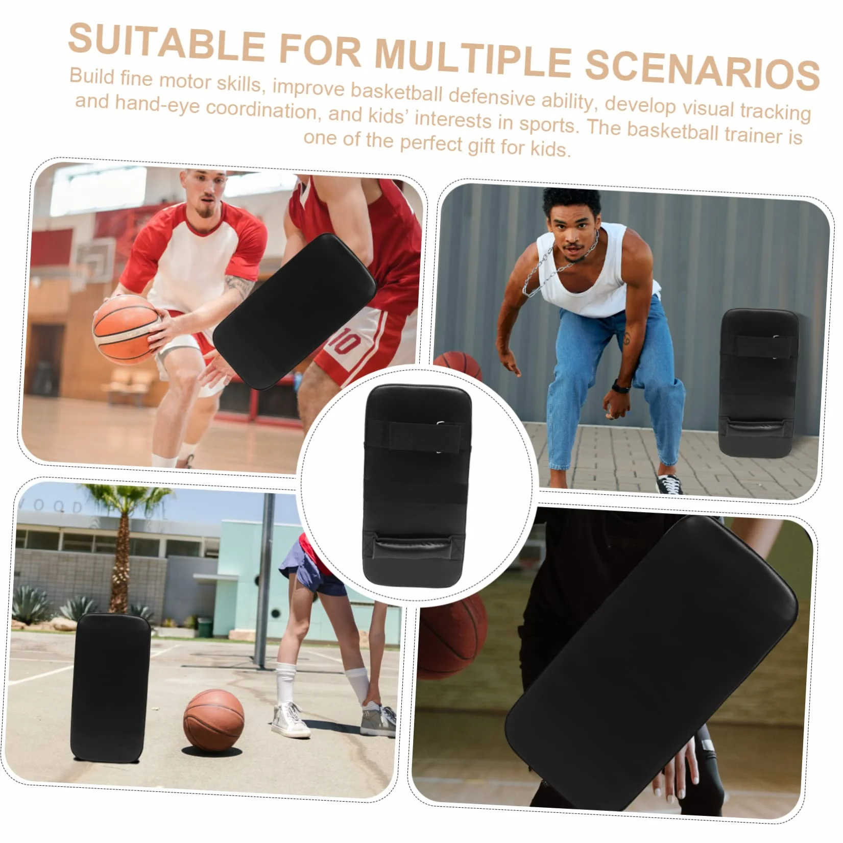 Tappetino Bloccante Sportivo Da Basket, Cuscinetto Di Bloccaggio Portatile Resistente All'usura, Supporto Per Allenamento Difensivo Ergonomico Per Migliorare Agilità e Protezione