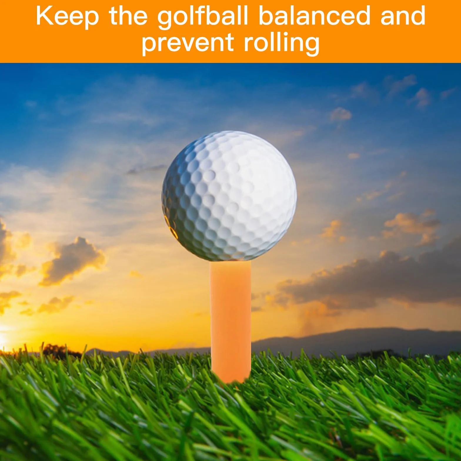 Binnan Tee da Golf in Gomma, Tee da Golf Supporto per Campo Golfs, Tee da Golf Supporto in Gomma - 8 Pezzi Diverse Dimensioni per Driving Range Interni ed Esterni