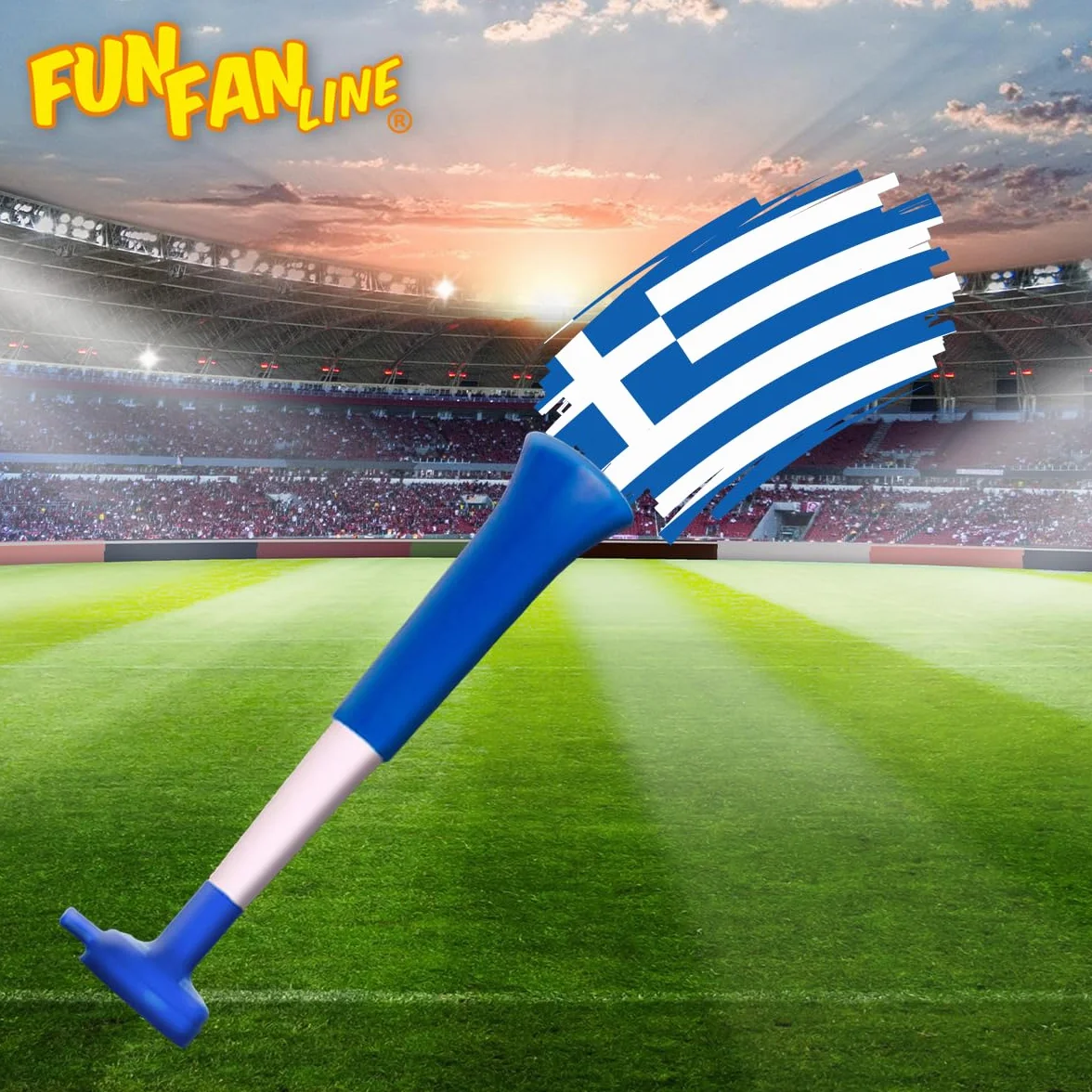 Trombe Vuvuzela Allungabili 108dB Smontabile Pieghevole per Animazione Sportiva Calcio Eventi - Pack 3
