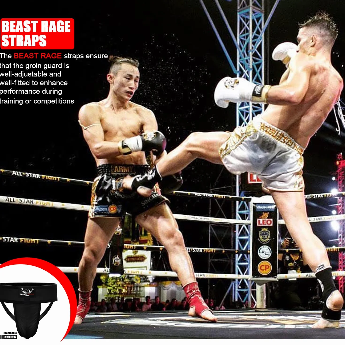 Guardia Inguine Boxe Protector Uomini Assorbente Ventilato Regolabile Jockstrap Taekwondo Karate