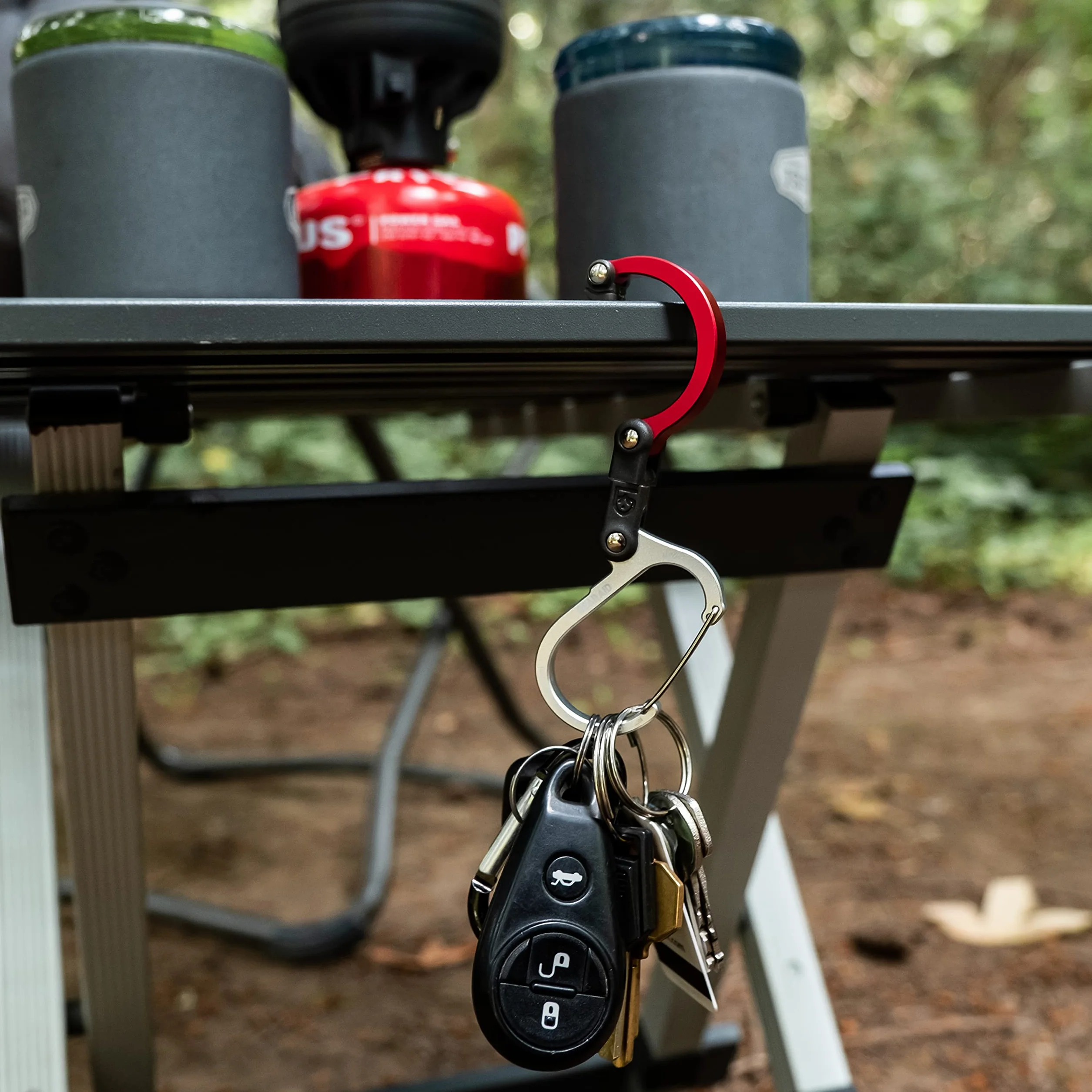 GEAR AID HEROCLIP Mini Moschettone e Gancio per Appendere Borse