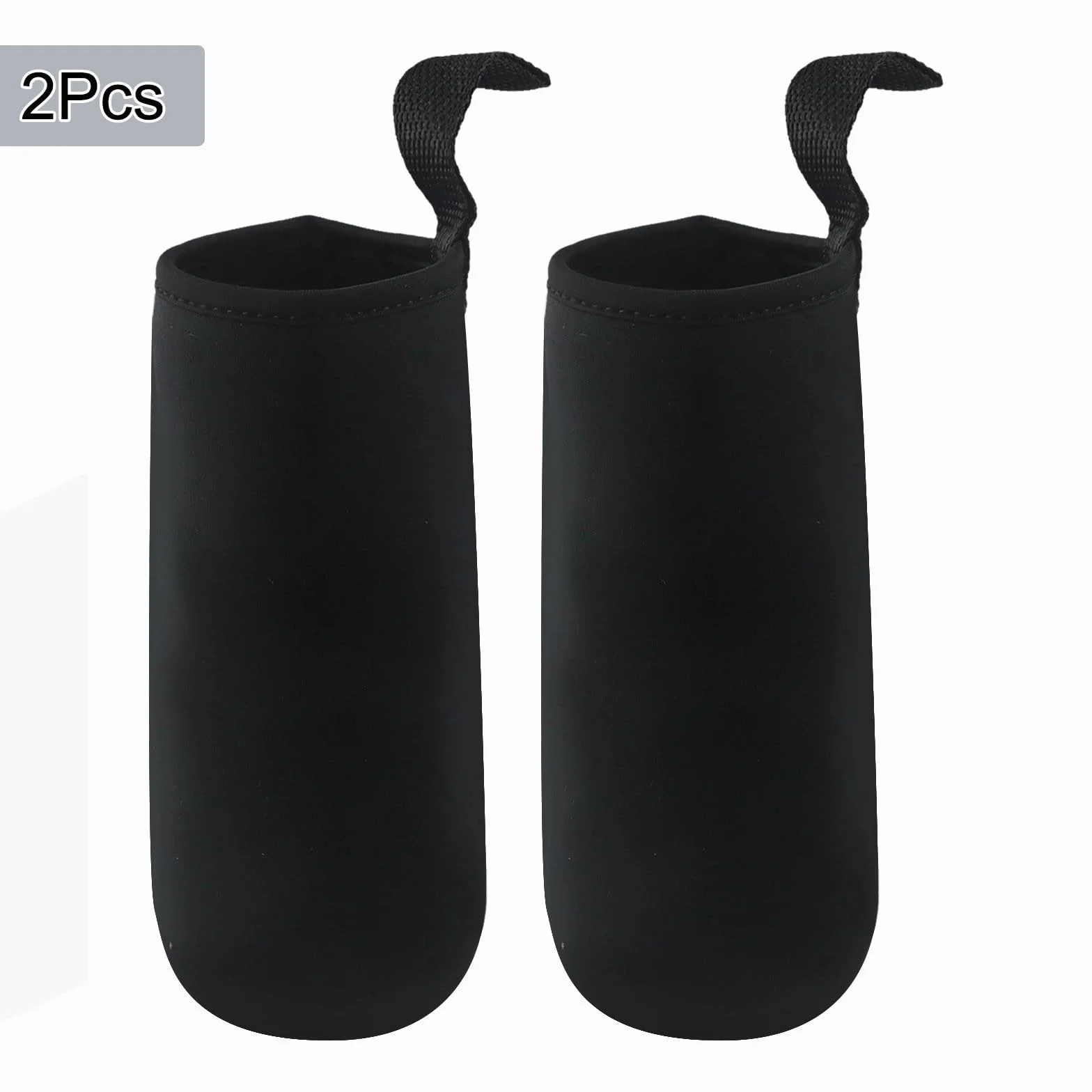 Fodera termica in neoprene per bottiglia d'acqua 1000 ml nero