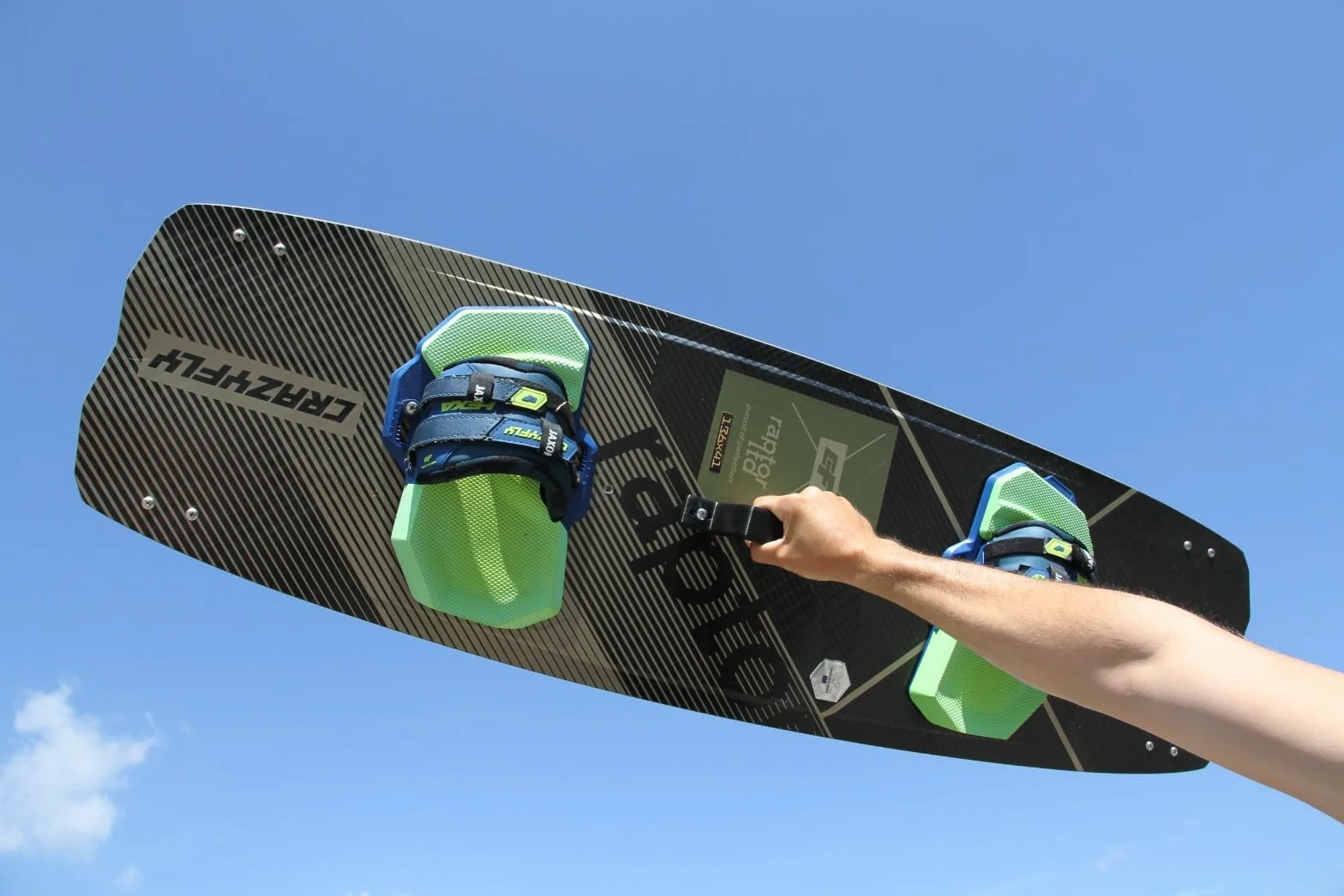 Manico per kiteboard Maniglia per kitesurfing Board Offs Nero PLA