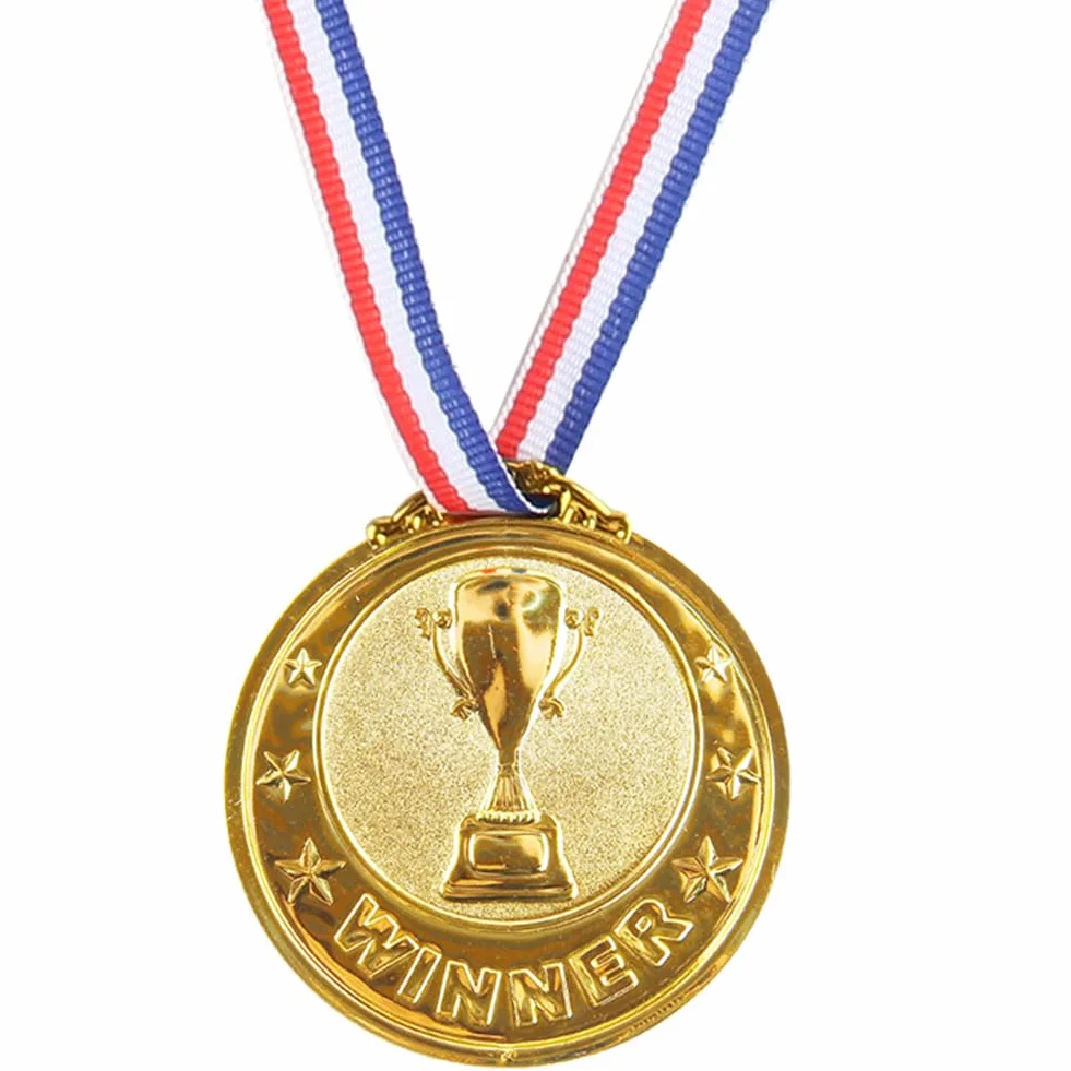 Medaglia Premio Competizione Calcistica Oro Argento Bronzo Souvenir Vincitore