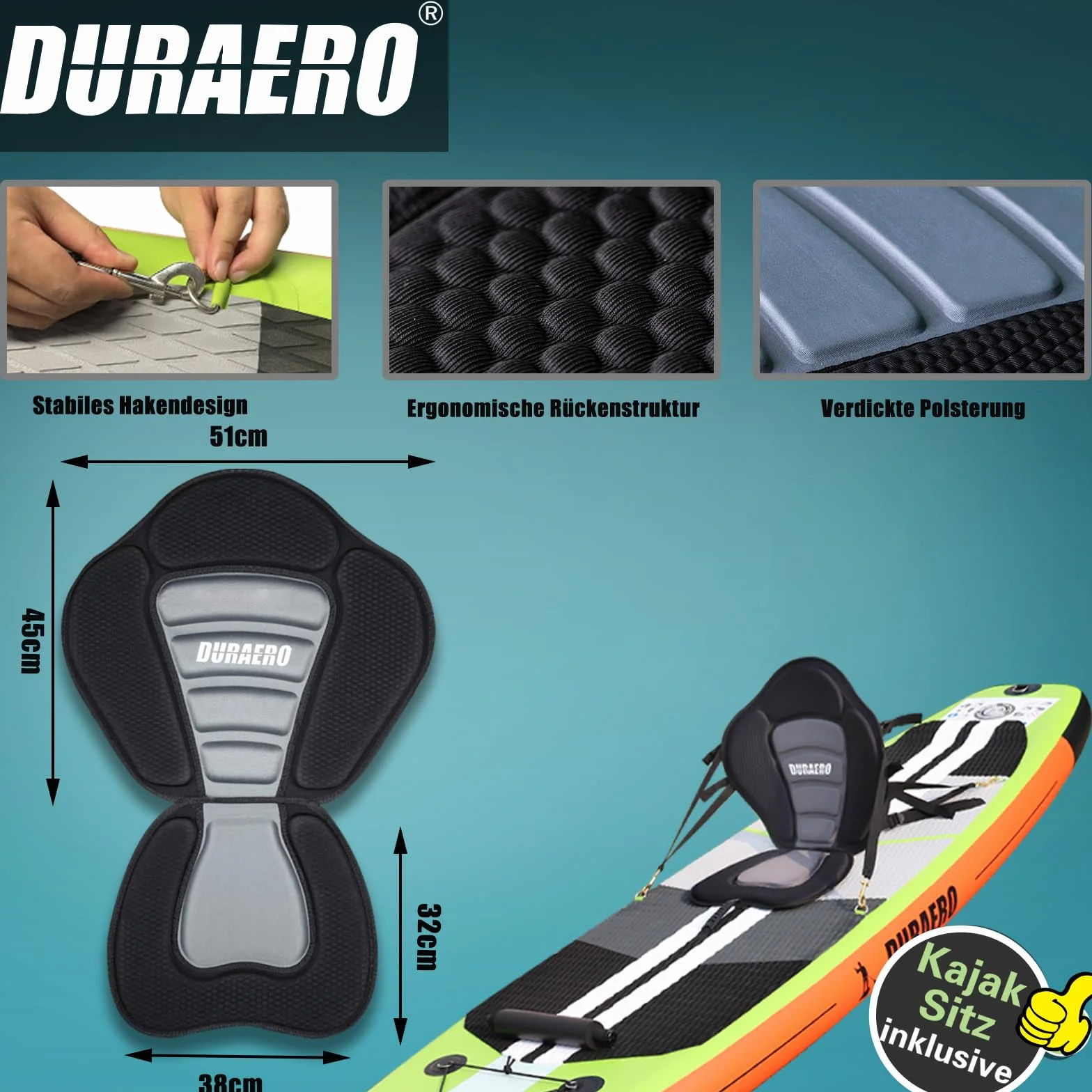 Stand Up Paddle Board Gonfiabile SUP Set 330 x 76 x 15 cm 150 kg con Doppia Pagaia Regolabile