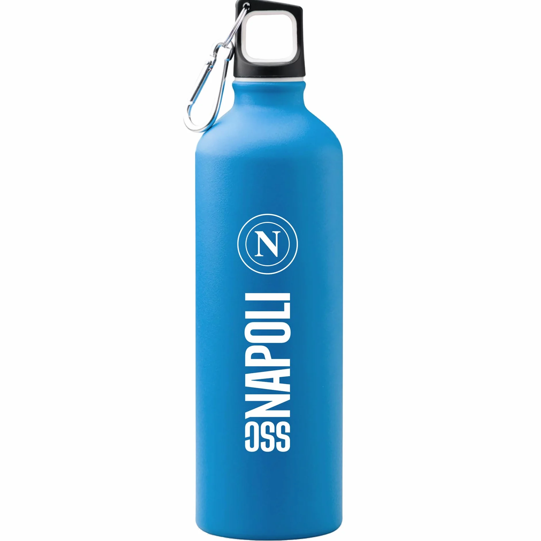 SSC NAPOLI Borraccia Termica in Acciaio Inox, 800 ml, Azzurro