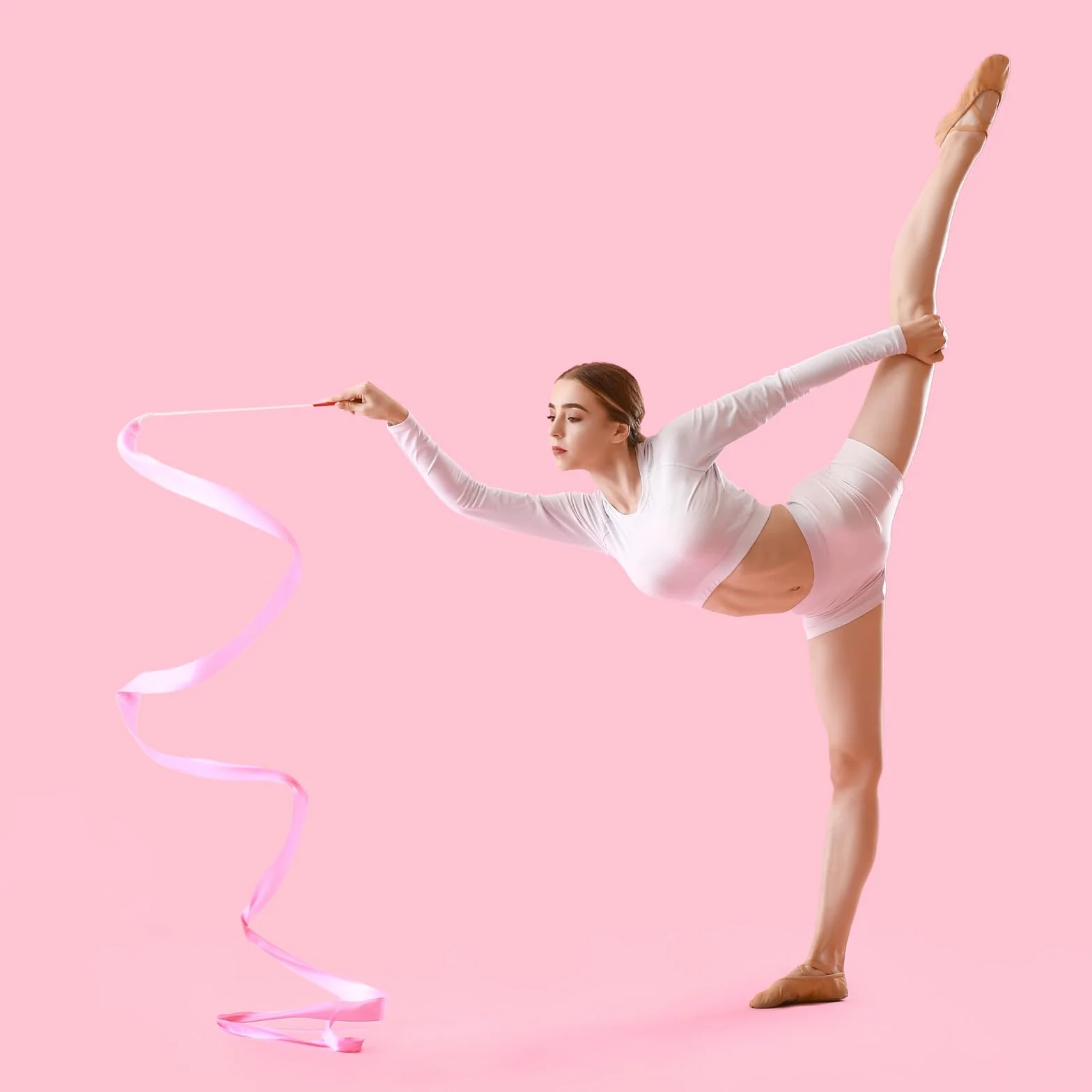 sourcing map Nastro da danza per ginnastica con bastoncini, decorazioni feste compleanno carnevale