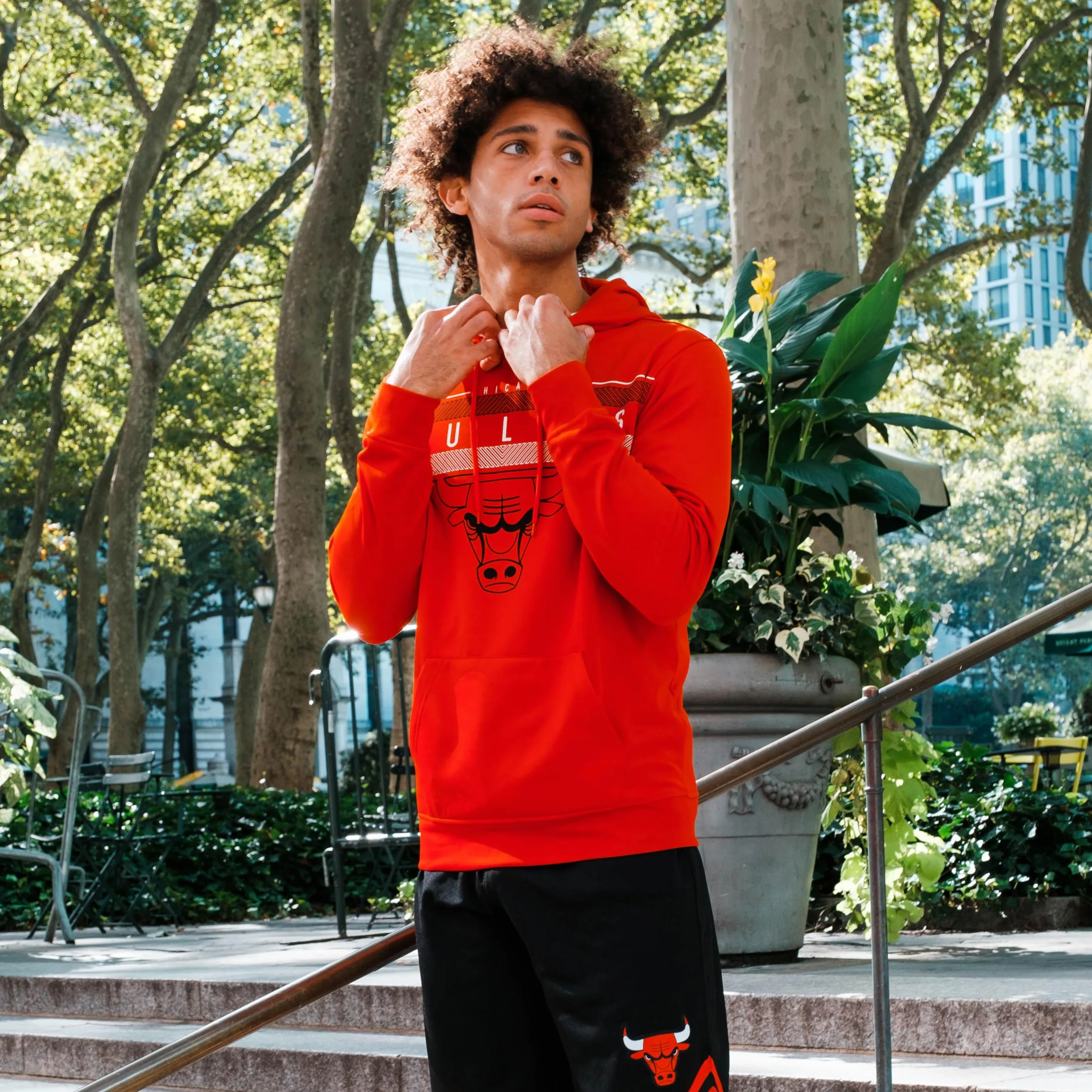 Ultra Game Felpa con Cappuccio Ufficiale NBA Midtown Super Morbida da Uomo
