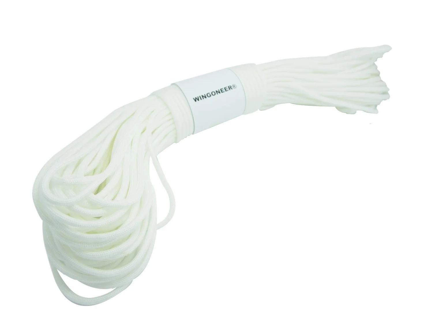 Paracord Type III 550 7 Cavo per Paracadute Bianco 100 Piedi