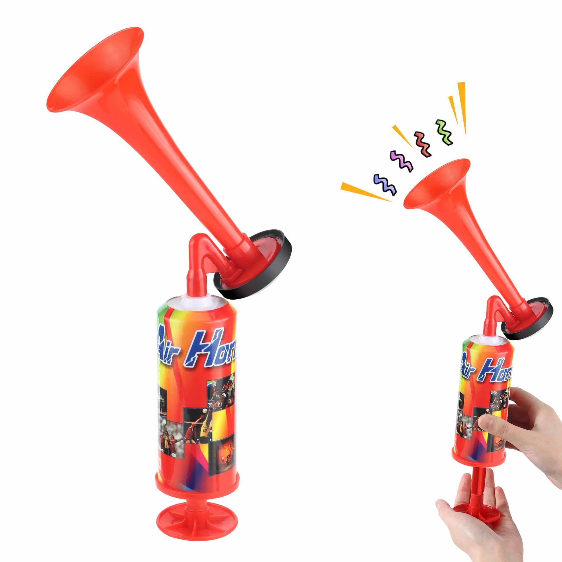 Tromba da Stadio Manuale Air Horn Estremamente Forte per Partite di Calcio, Eventi Sportivi