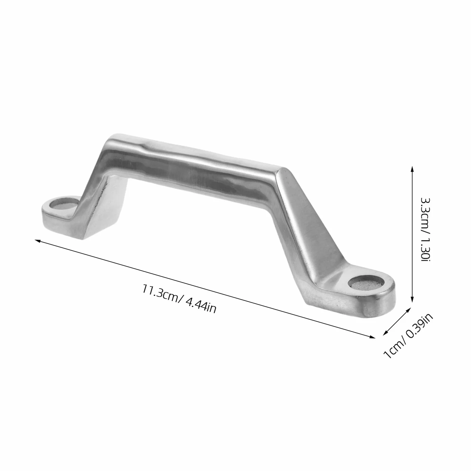 Cabilock Maniglia Marina Acciaio Inox Antiscivolo per Barche Sostituzione Maniglia Porta Camper Rimorchio Corrimano Esterno