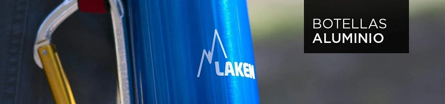 Laken Classic Borraccia Bottiglia d'acqua 1 Litro Granito Apertura Ampia Tappo a Vite con Impugnatura