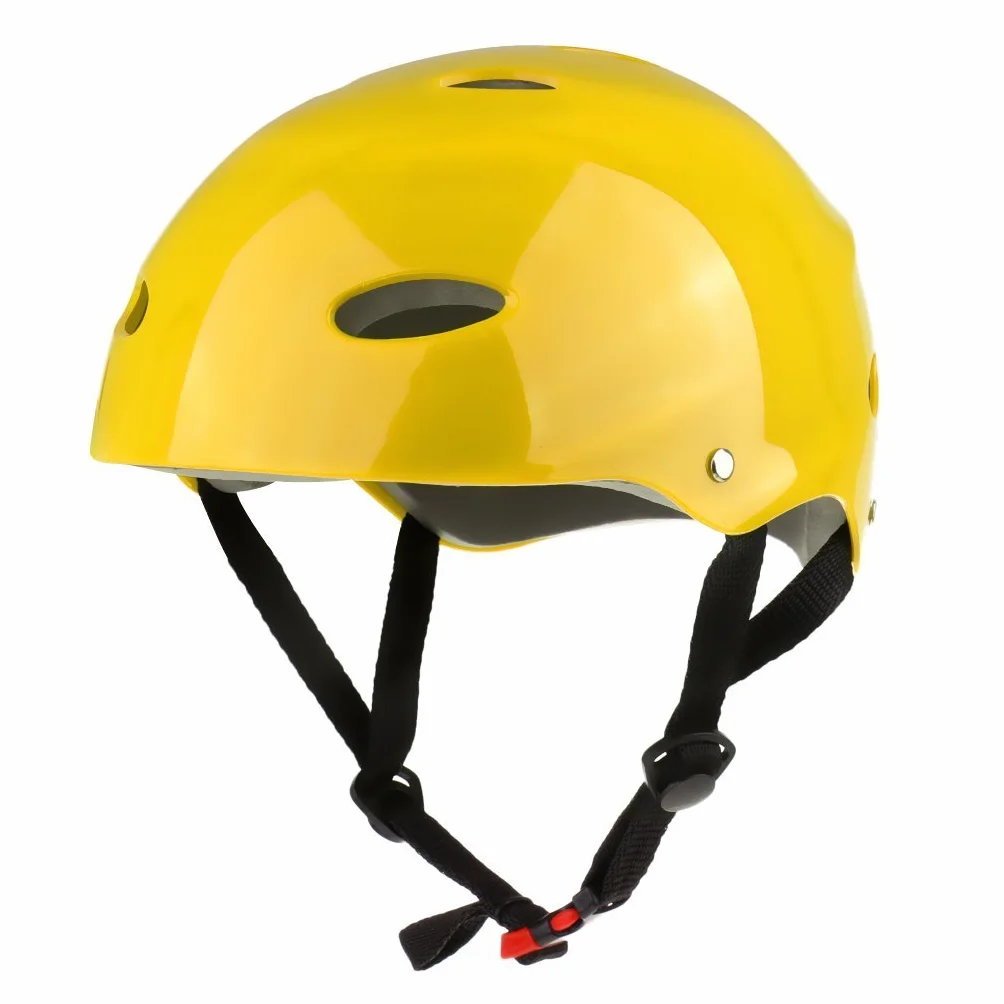 Acqua Sport Kayak Canoe Skate Casco 3 Taglie Bambini Giovani Adulti Giallo