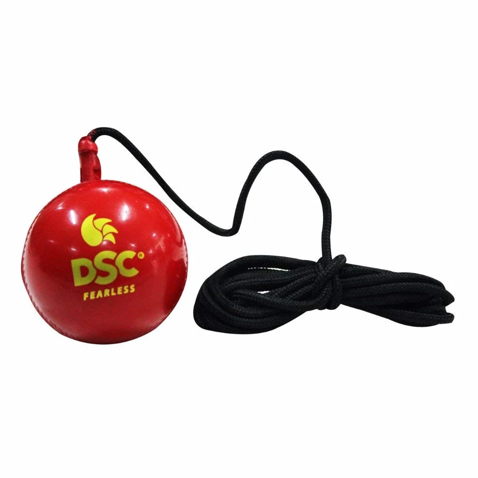 DSC Sfera da Cricket Sintetica da Appendere, Rossa