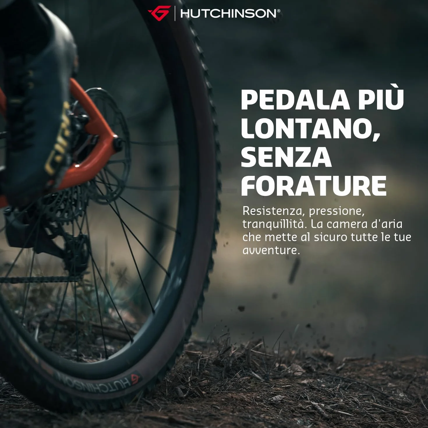 HUTCHINSON Camera d'aria Bicicletta da strada Valvola Presta Schräder Spessore 0,9 mm