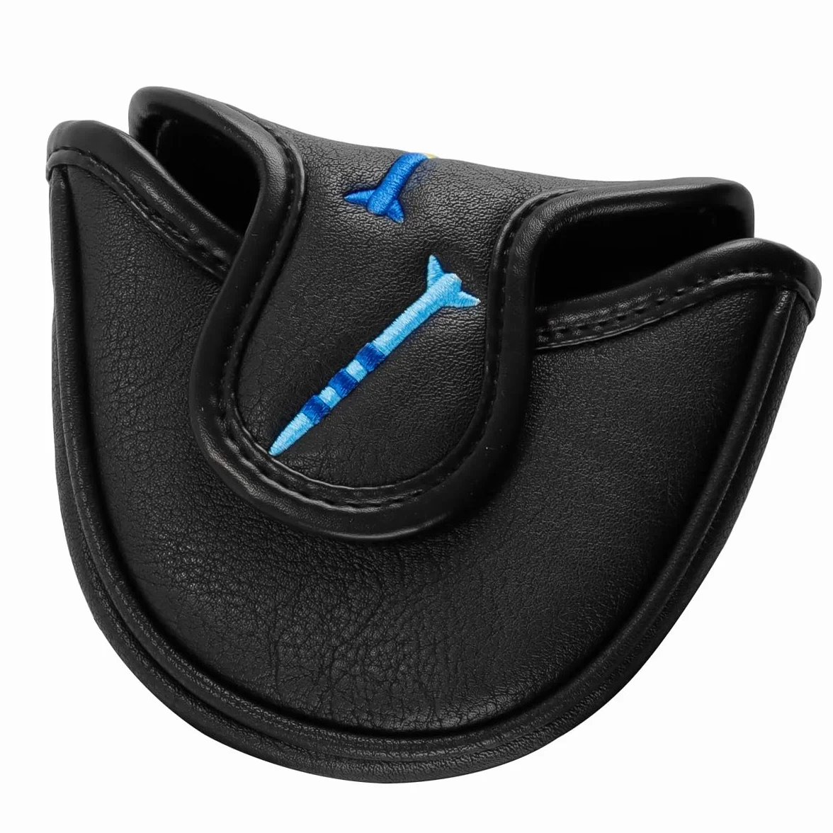 Alide Copertura Magnetica Per Putter Da Golf, Mazza in PU Con Chiusura Magnetica, Portatile E Facile Da Installare (nero)