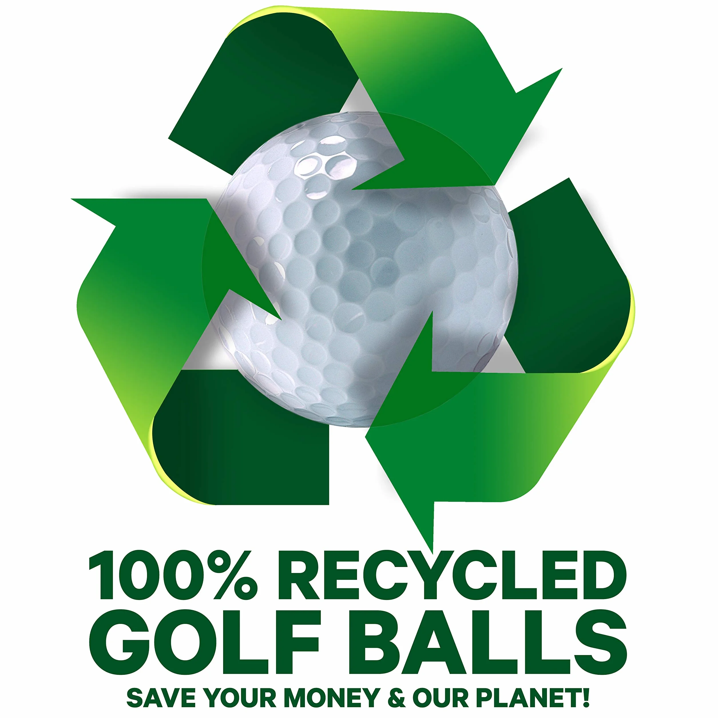 Second Chance Palle da golf Lake con borsa di trasporto riutilizzabile 25 36 50 100 palline
